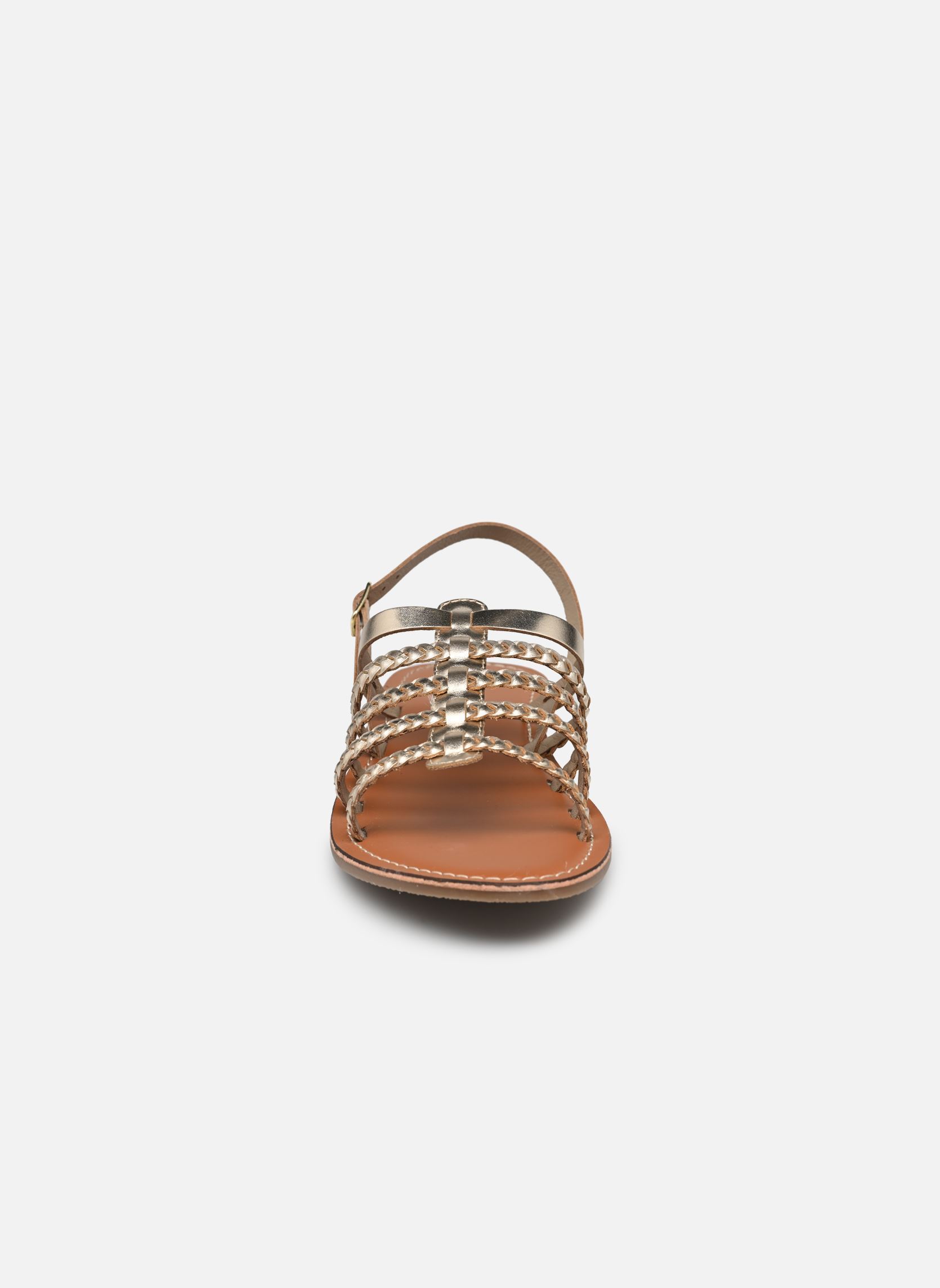 Sandali piatti Sandales CHOUTRESSE leather donna oro e bronzo MADE BY Sandali piatti Sandales CHOUTRESSE leather donna oro e bronzo Doré