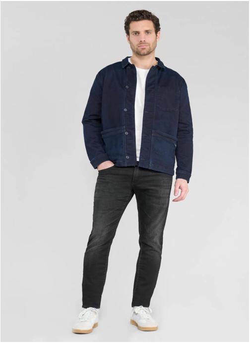 Le temps des cerises Jeans droit Jeans slim BLUE JOGG 700/11 Black homme noir