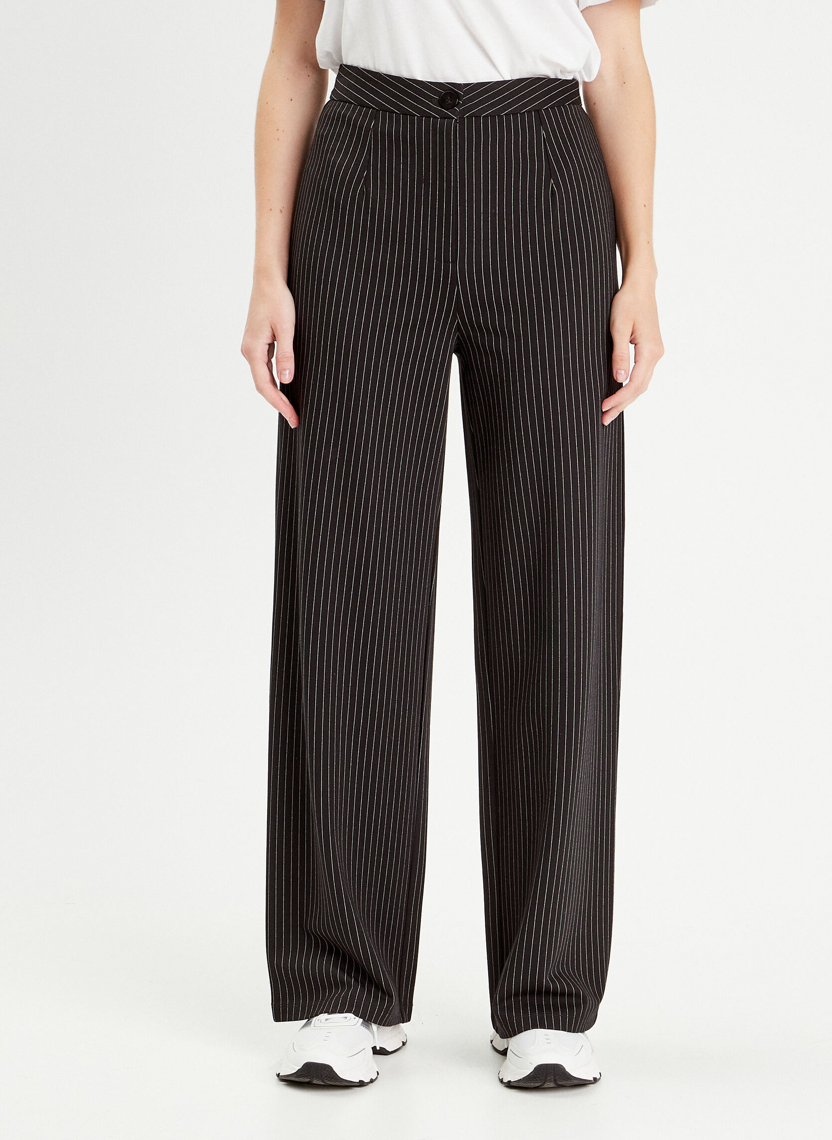 Pantalons droit CITYWIDERAY femme noir Cache Cache Pantalons droit CITYWIDERAY femme noir Noir