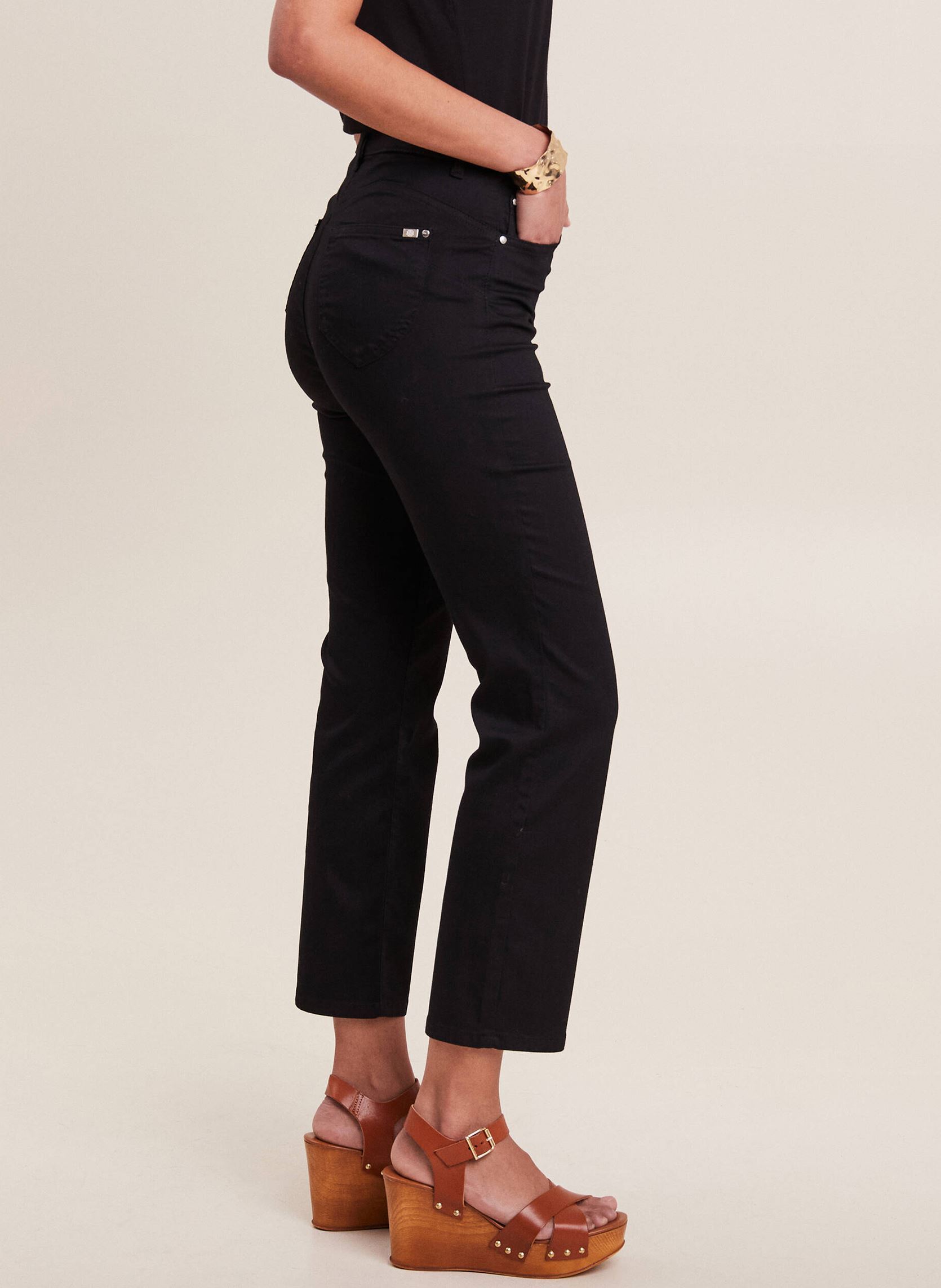 Straight Leg Hosen PESUBLIMDROI damen schwarz Bréal Straight Leg Hosen PESUBLIMDROI damen schwarz JET BLACK