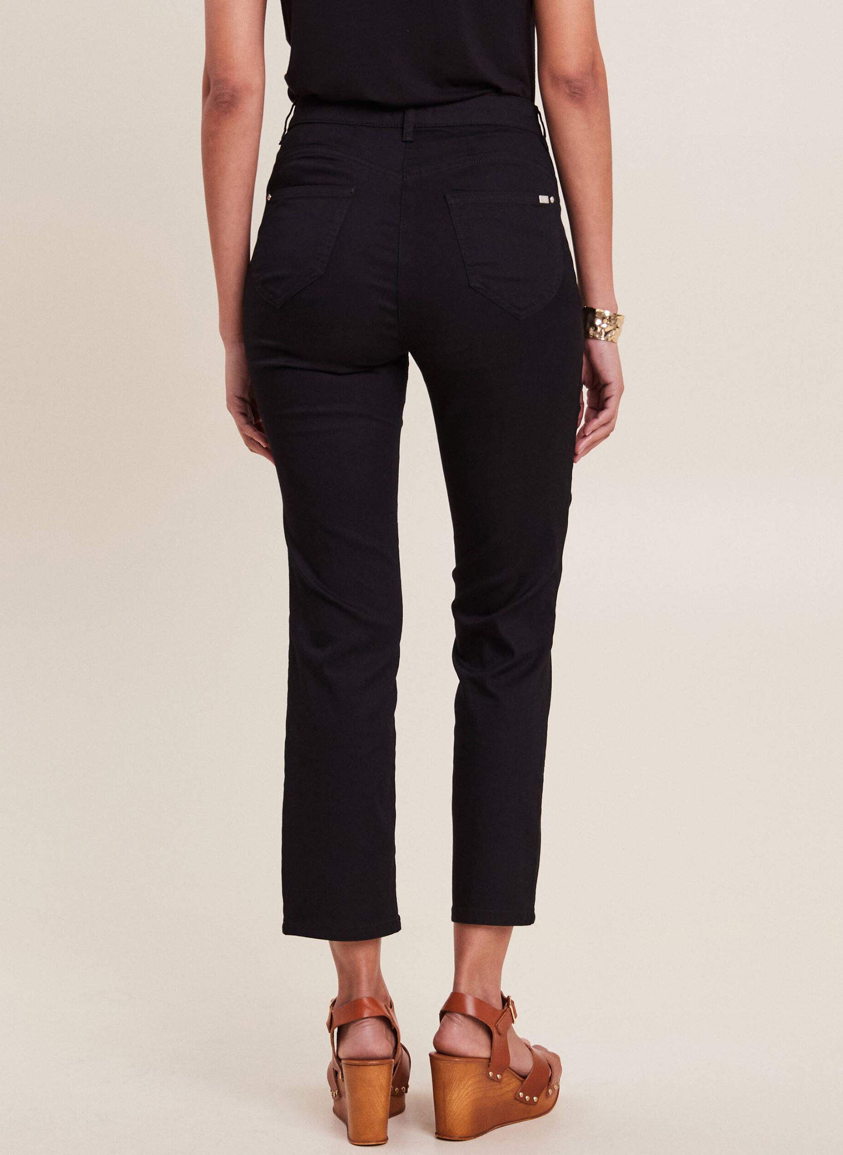 Straight Leg Hosen PESUBLIMDROI damen schwarz Bréal Straight Leg Hosen PESUBLIMDROI damen schwarz JET BLACK