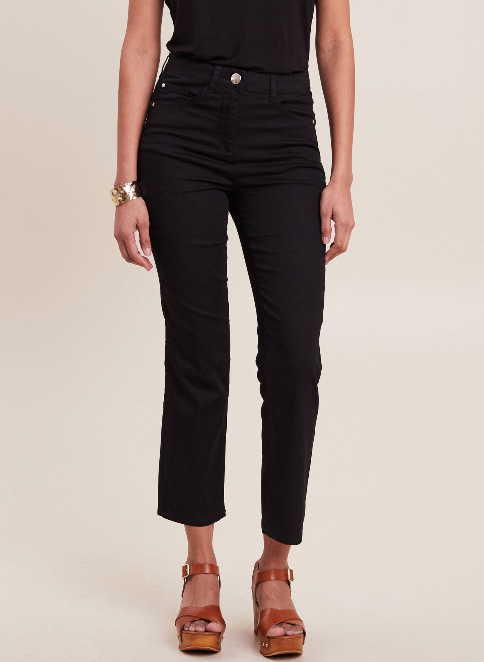Pantalons droit PESUBLIMDROI femme noir Bréal Pantalons droit PESUBLIMDROI femme noir JET BLACK