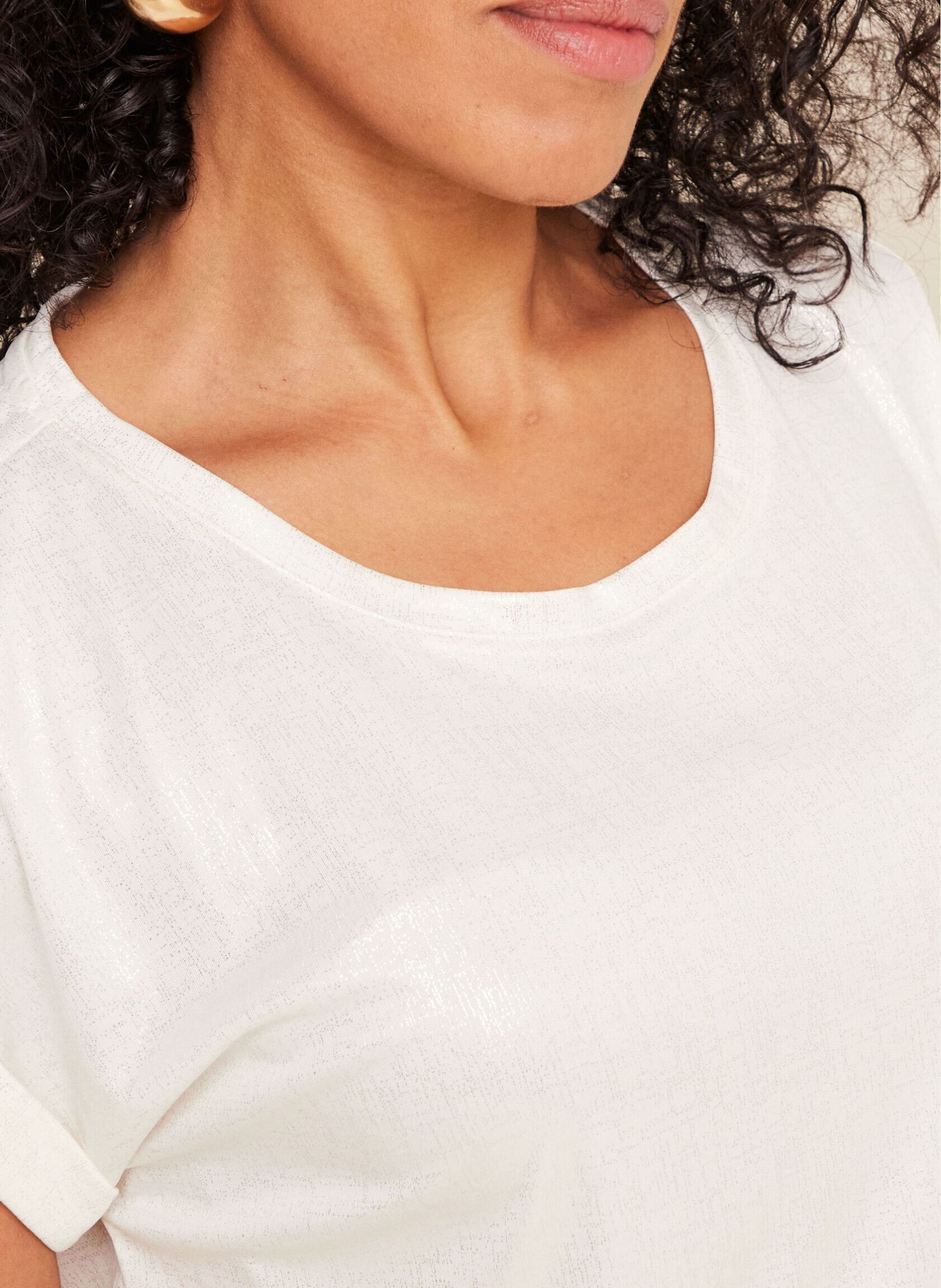 Tee-shirts manches courtes TISHINYROC femme blanc Bréal Tee-shirts manches courtes TISHINYROC femme blanc COCONUT MILK
