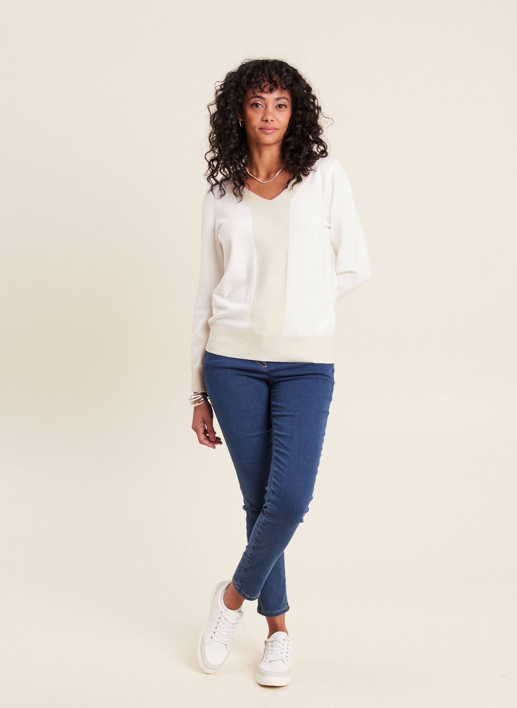 Pulls MYSWEATOP femme blanc Bréal Pulls MYSWEATOP femme blanc COCONUT MILK