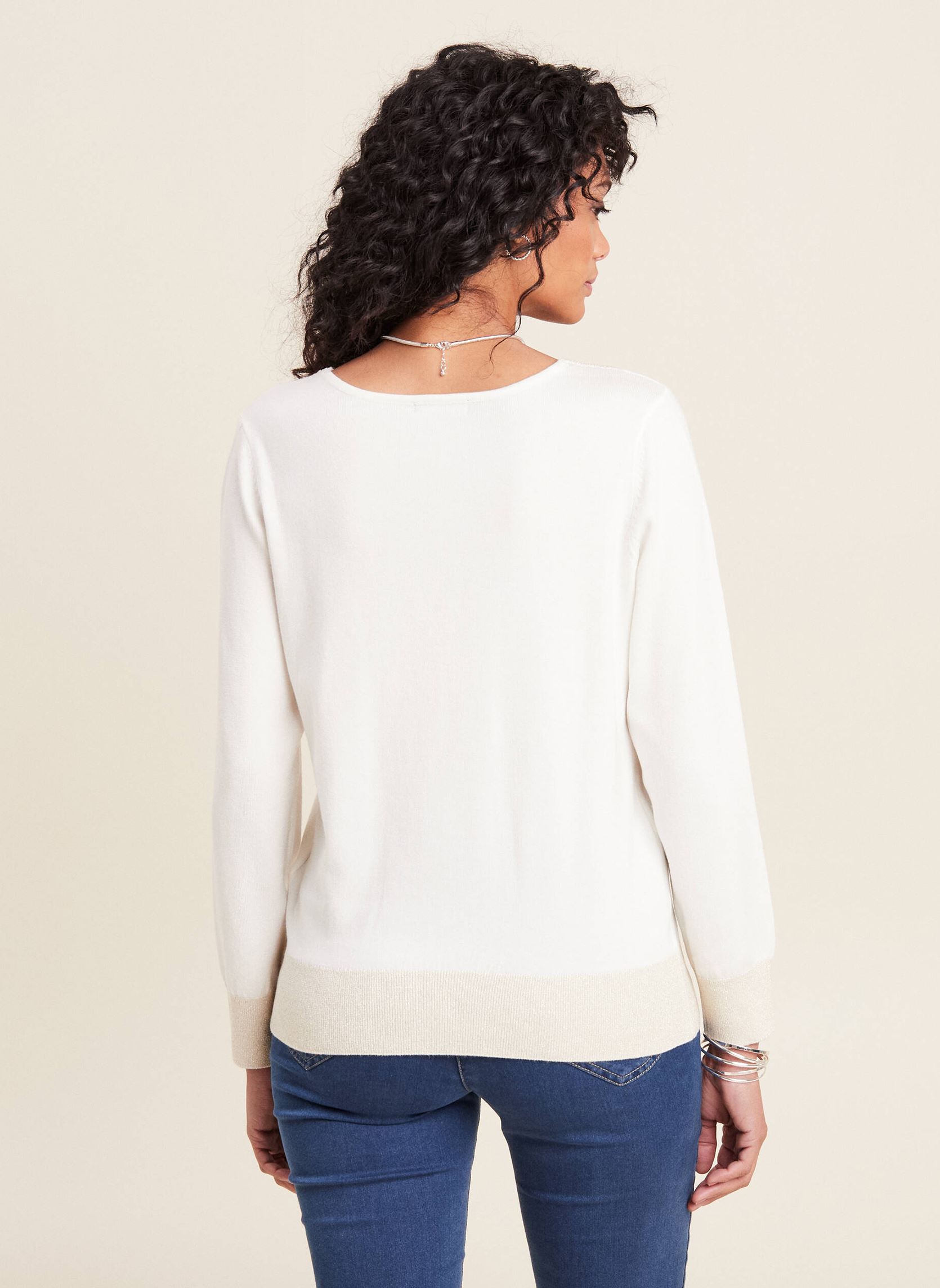 Pulls MYSWEATOP femme blanc Bréal Pulls MYSWEATOP femme blanc COCONUT MILK