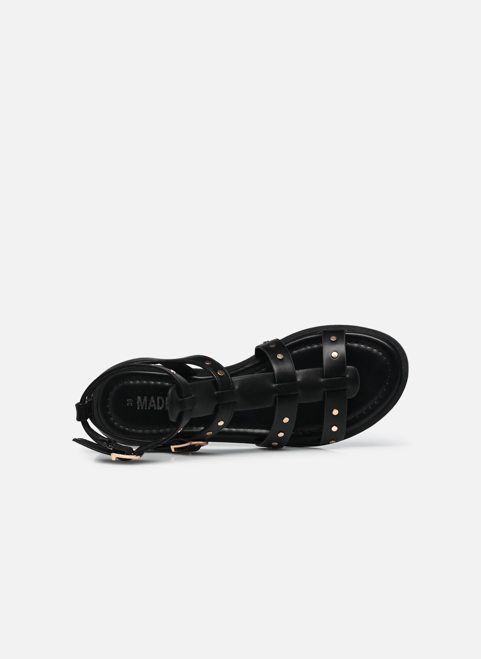 Sandales plates Sandales GAEMA femme noir MADE BY Sandales plates Sandales GAEMA femme noir Noir