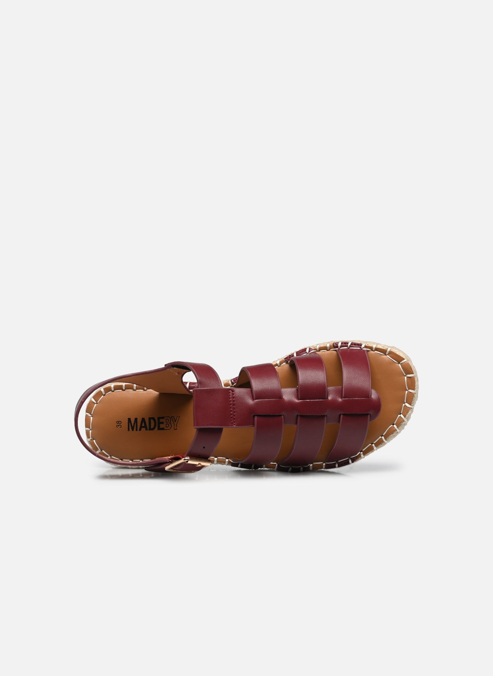 Sandales compensées et plateformes Sandales GAILLIS femme bordeaux MADE BY Sandales compensées et plateformes Sandales GAILLIS femme bordeaux MARSALA
