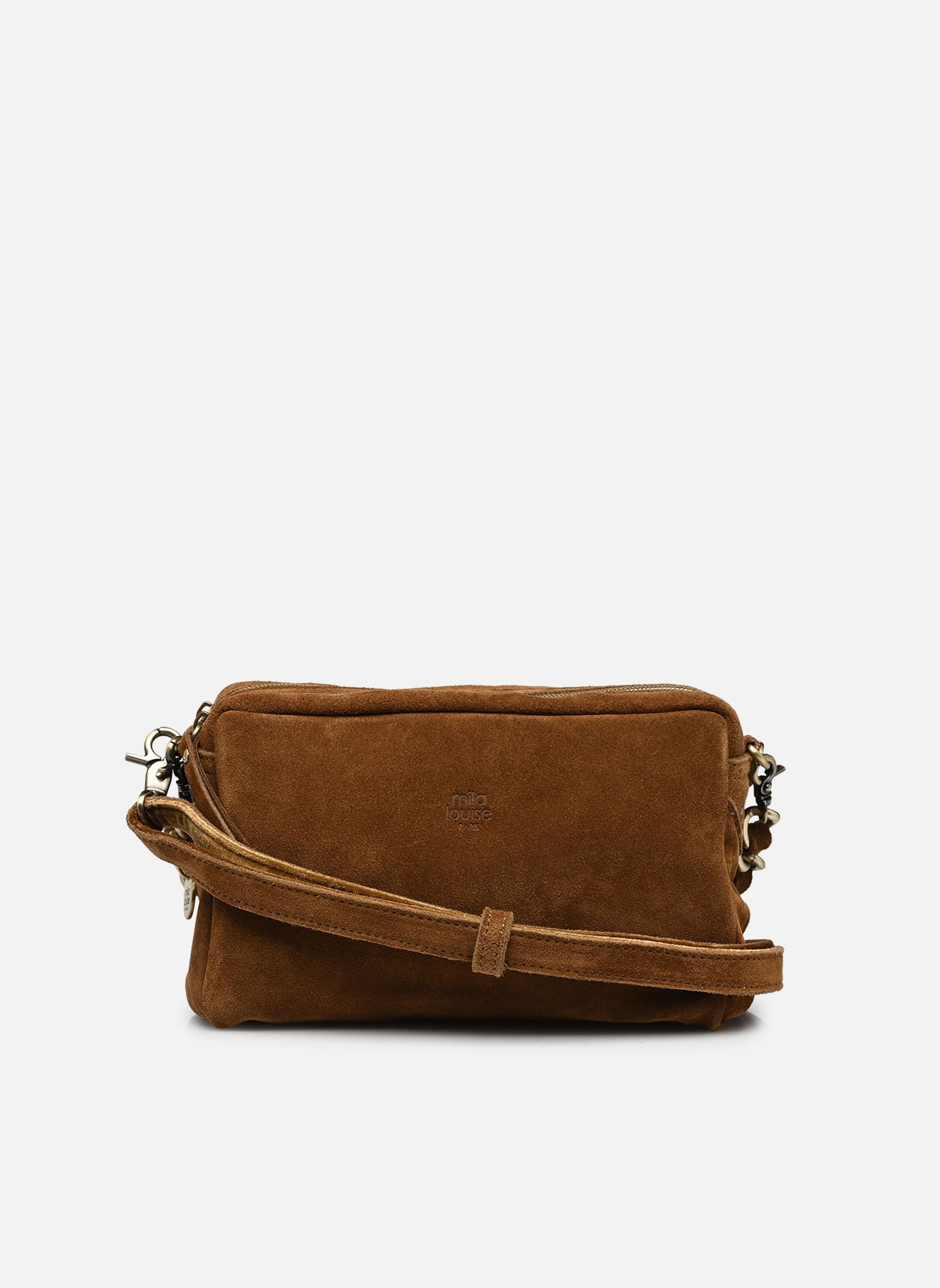 Sacs bandoulière MAMA V femme marron Mila Louise Sacs bandoulière MAMA V femme marron OCRE DARK