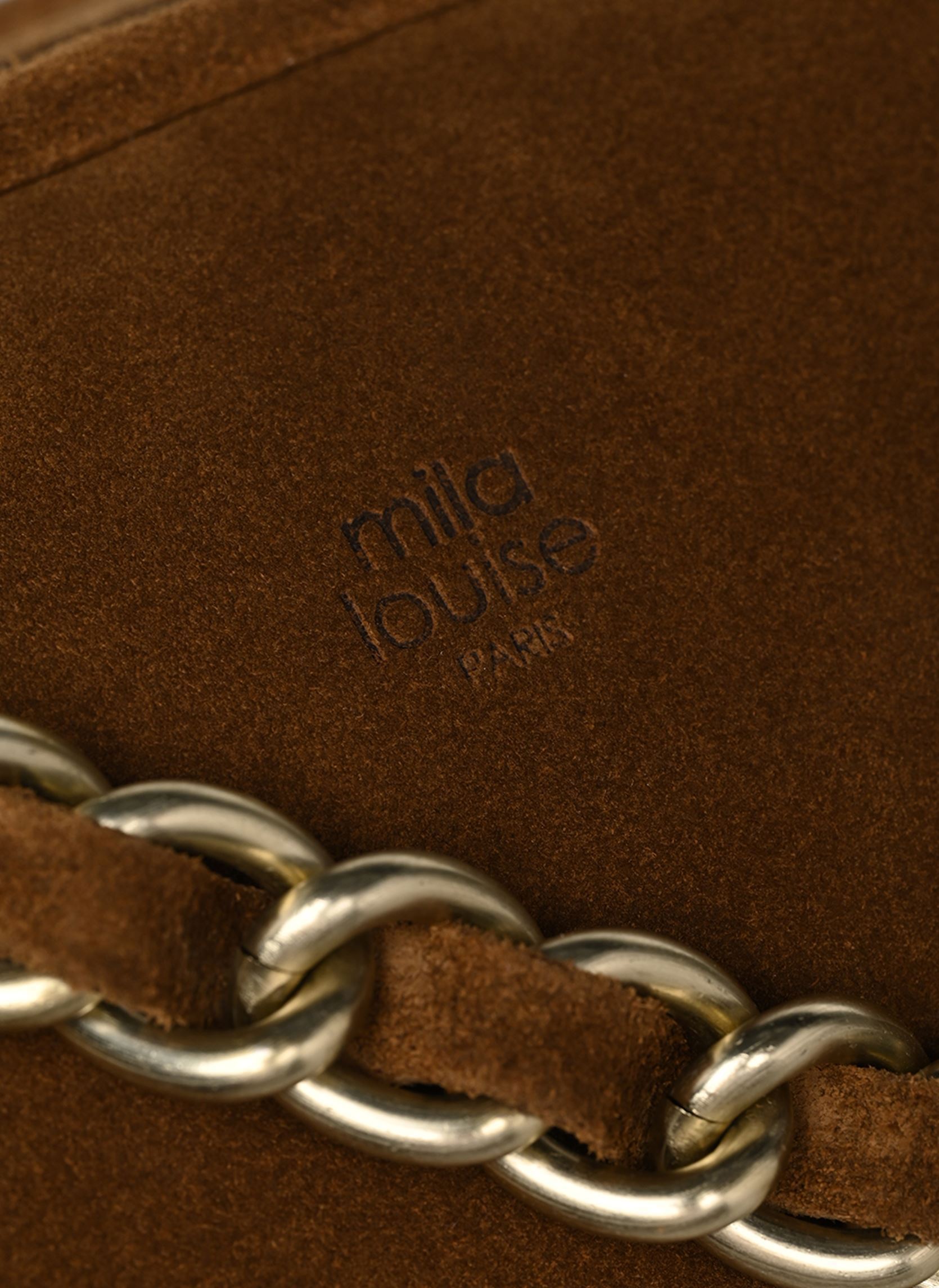 Sacs bandoulière MAMA V femme marron Mila Louise Sacs bandoulière MAMA V femme marron OCRE DARK