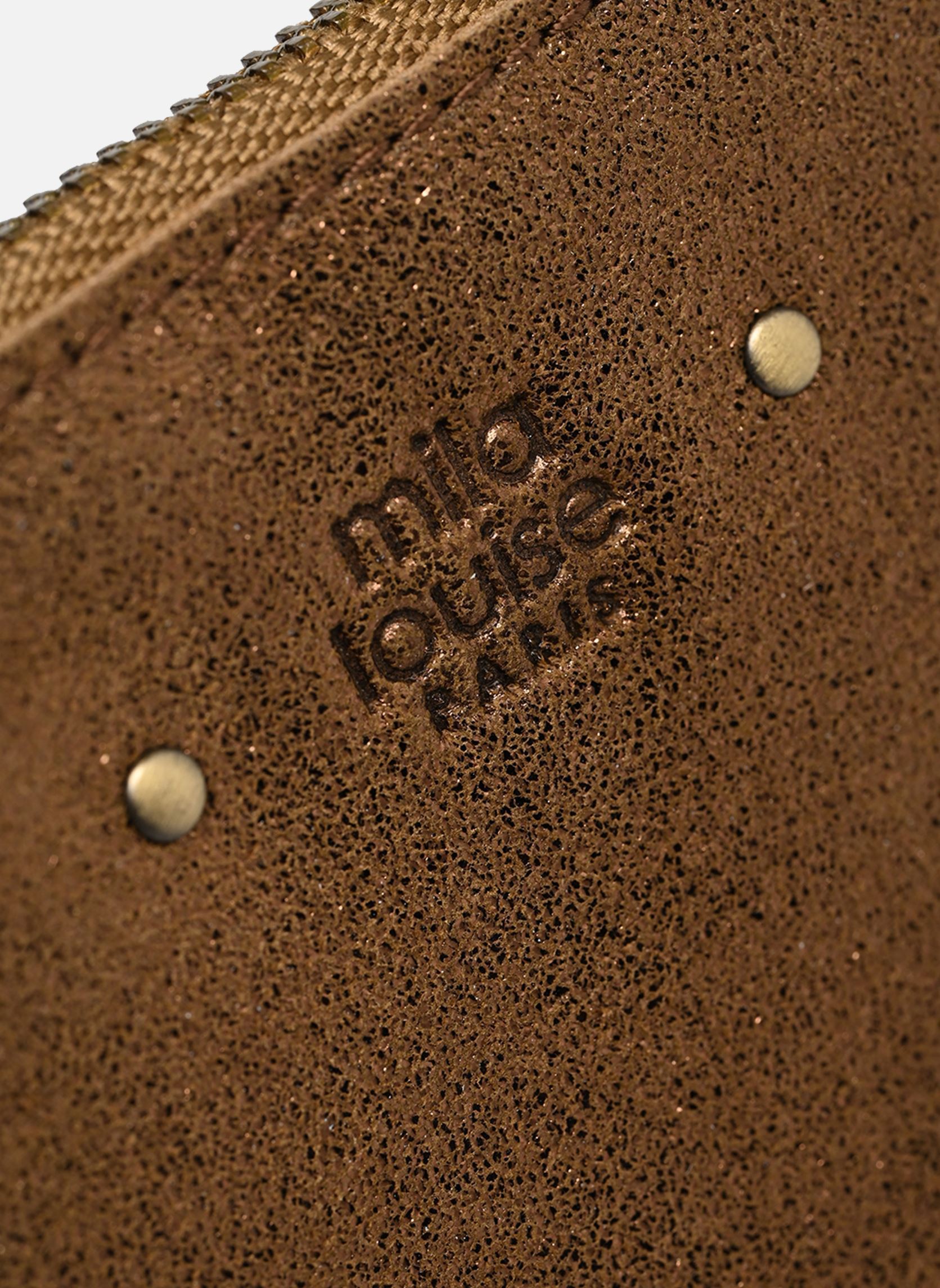 Geldbeutel BRINY XS X damen gold und bronze Mila Louise Geldbeutel BRINY XS X damen gold und bronze OCRE DARK