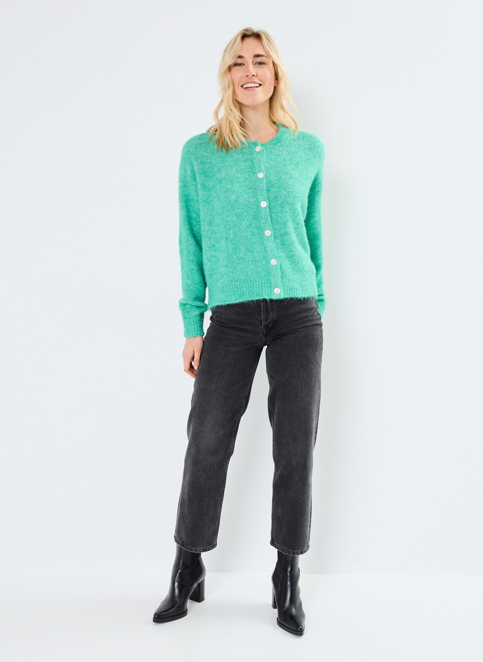 Gilets XRISSI CA femme vert Ichi Gilets XRISSI CA femme vert Malachite Green