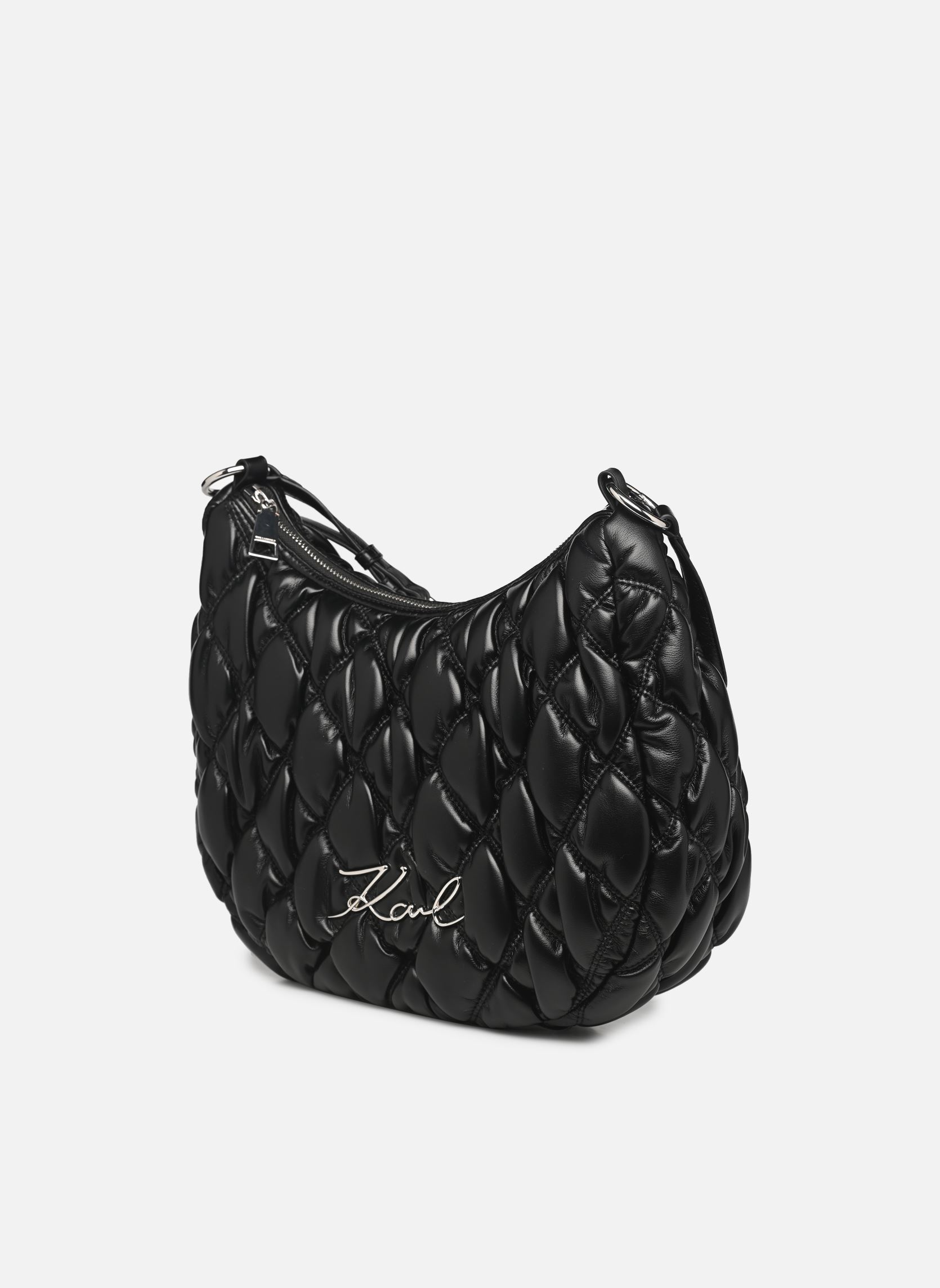 Borse K/Signature Kuilt Hobo donna nero Karl Lagerfeld Borse K/Signature Kuilt Hobo donna nero BLACK