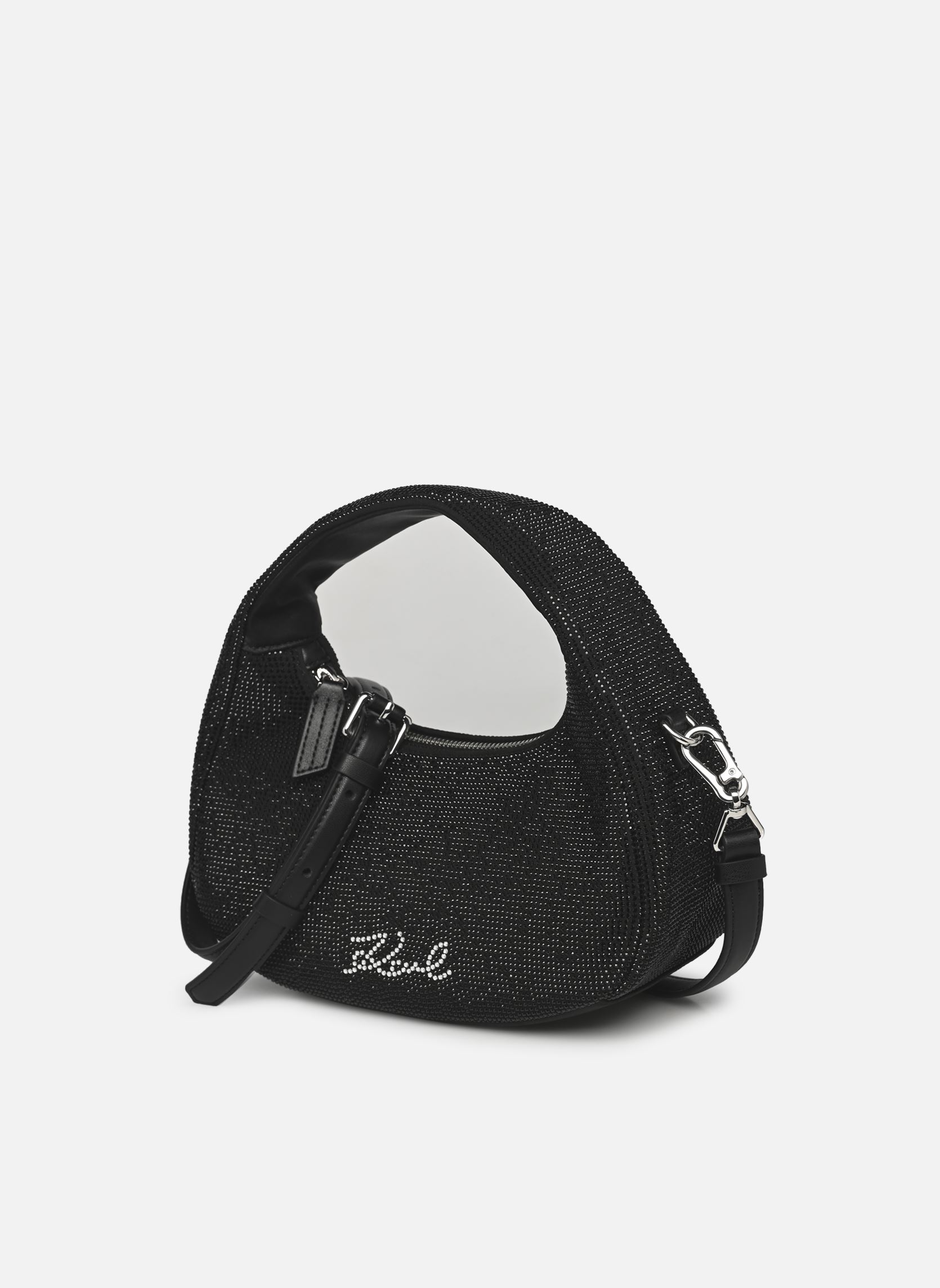 Handtassen K/Evening Signature Sm Hobo dames zwart Karl Lagerfeld Handtassen K/Evening Signature Sm Hobo dames zwart BLACK