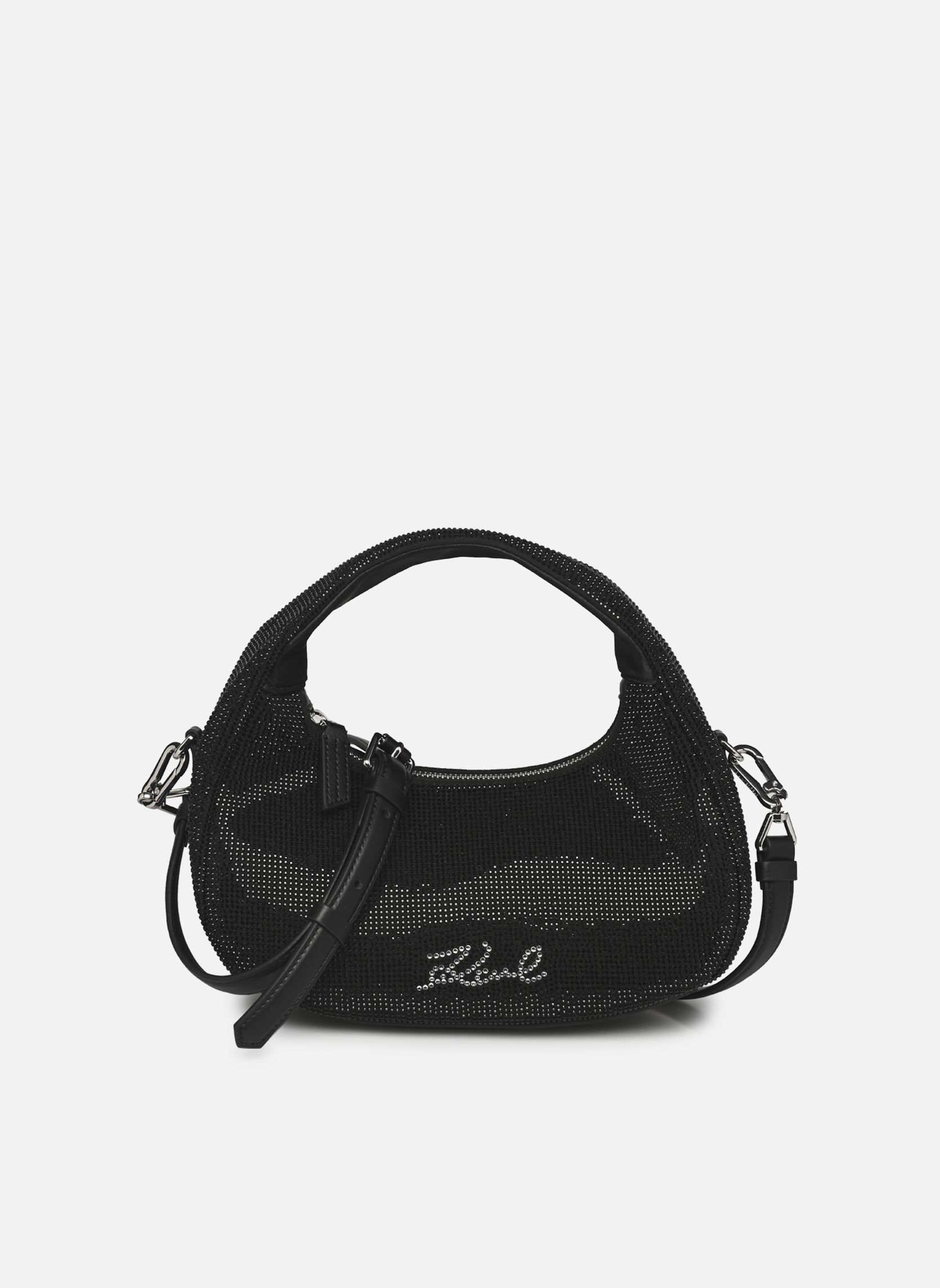 Handtassen K/Evening Signature Sm Hobo dames zwart Karl Lagerfeld Handtassen K/Evening Signature Sm Hobo dames zwart BLACK