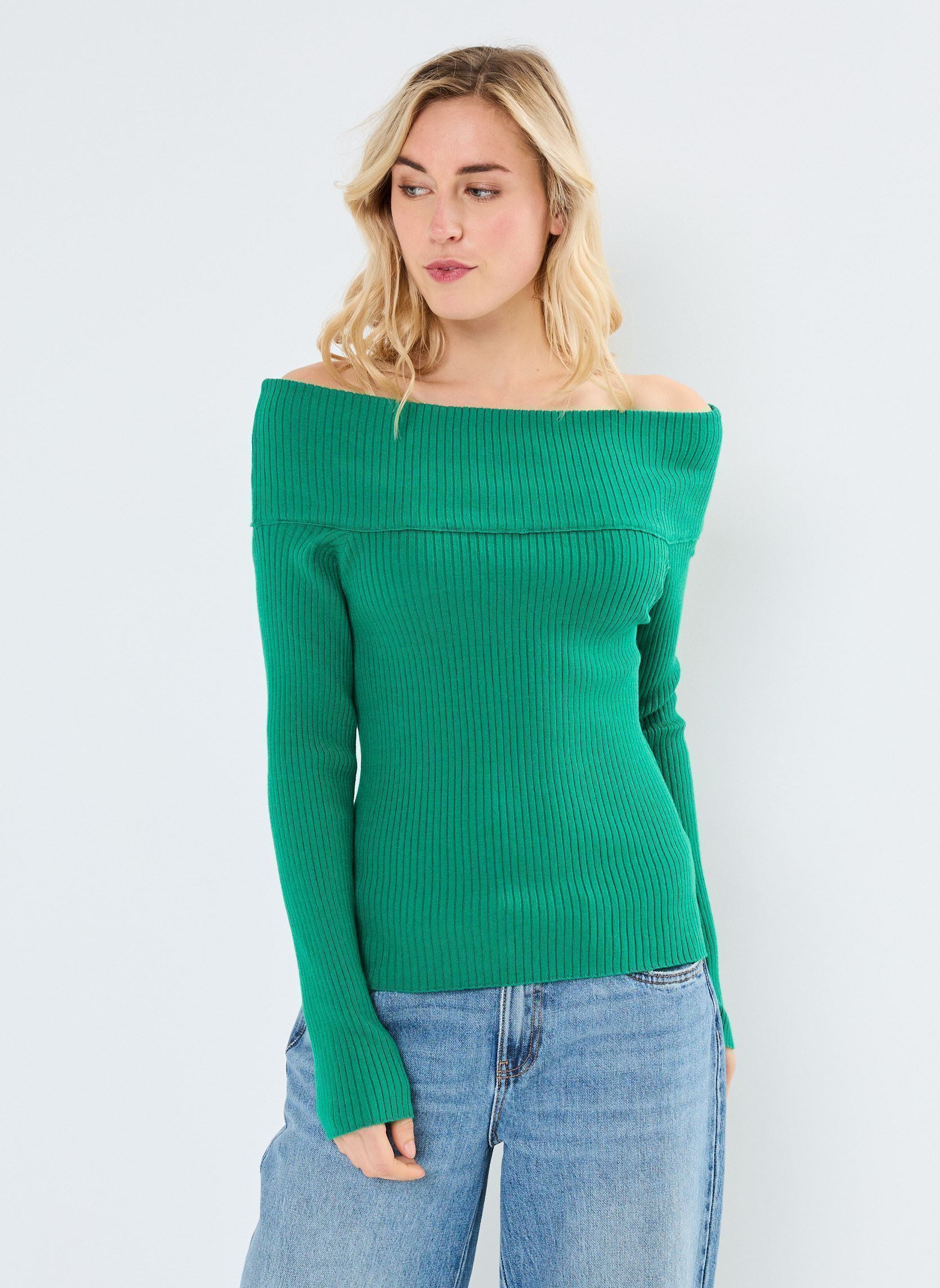 Pulls MARITHA femme vert MADE BY Pulls MARITHA femme vert LUSH MEADOW