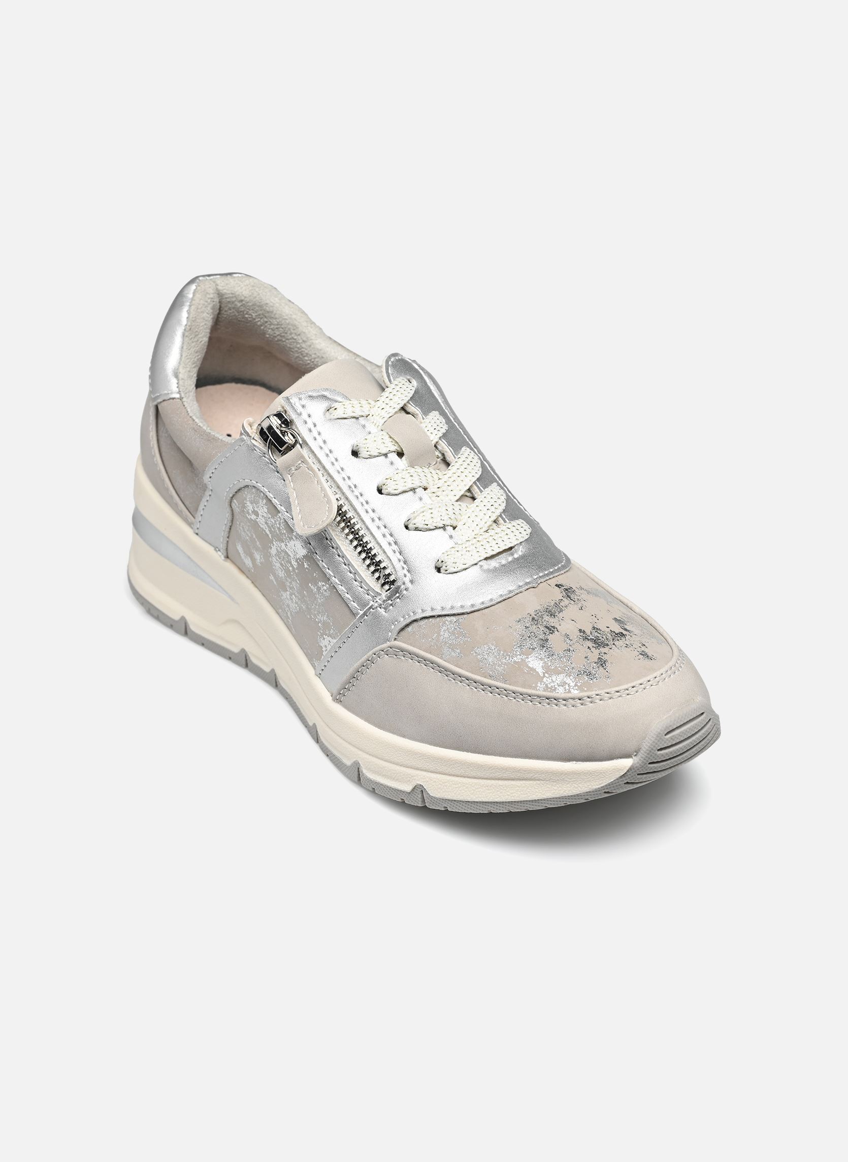 Sneakers con zeppa COBALTO M02201 donna argento Comfeet Sneakers con zeppa COBALTO M02201 donna argento SILVER