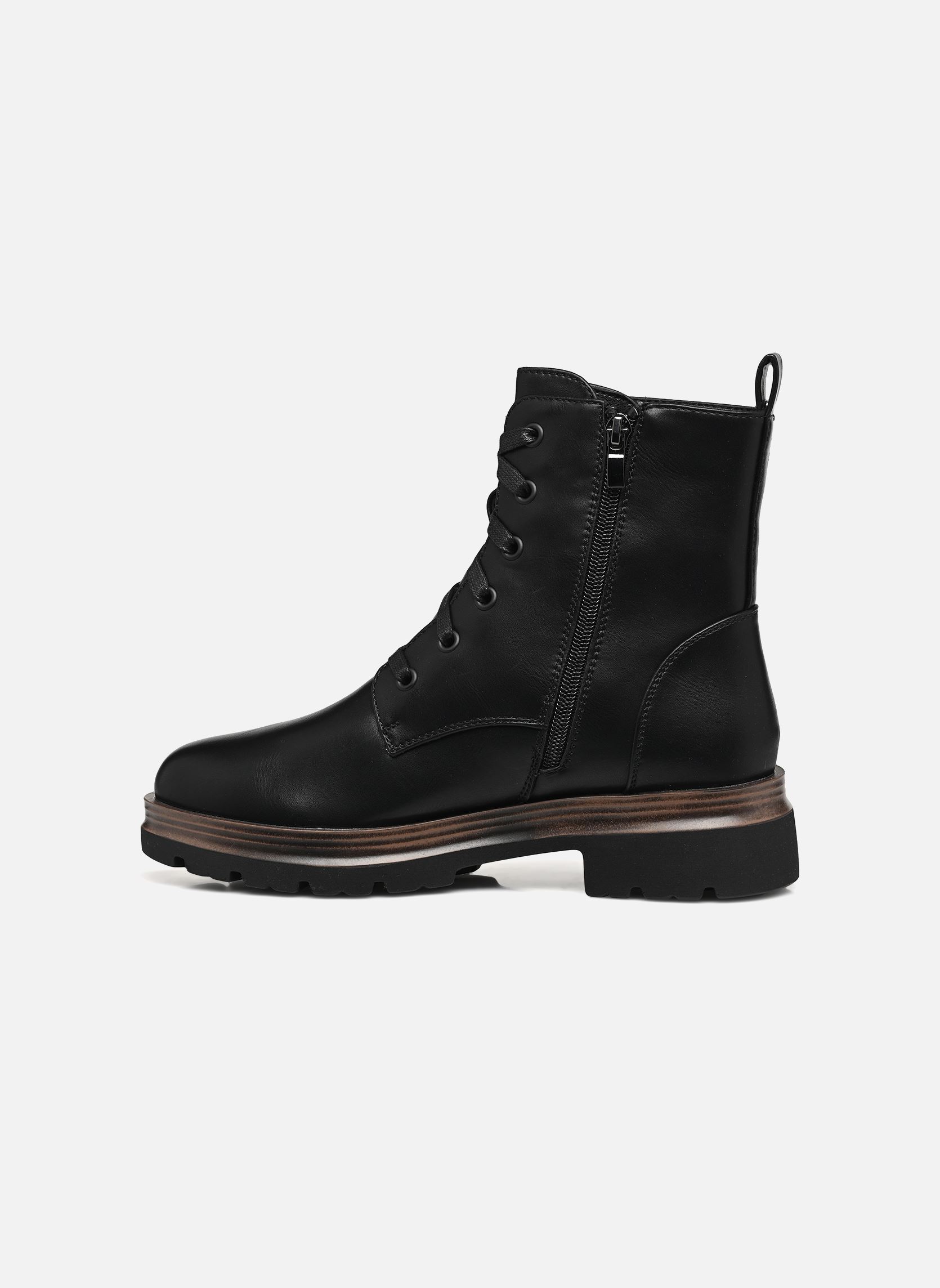 Bottines à lacets CYAN M01905 femme noir Comfeet Bottines à lacets CYAN M01905 femme noir Black