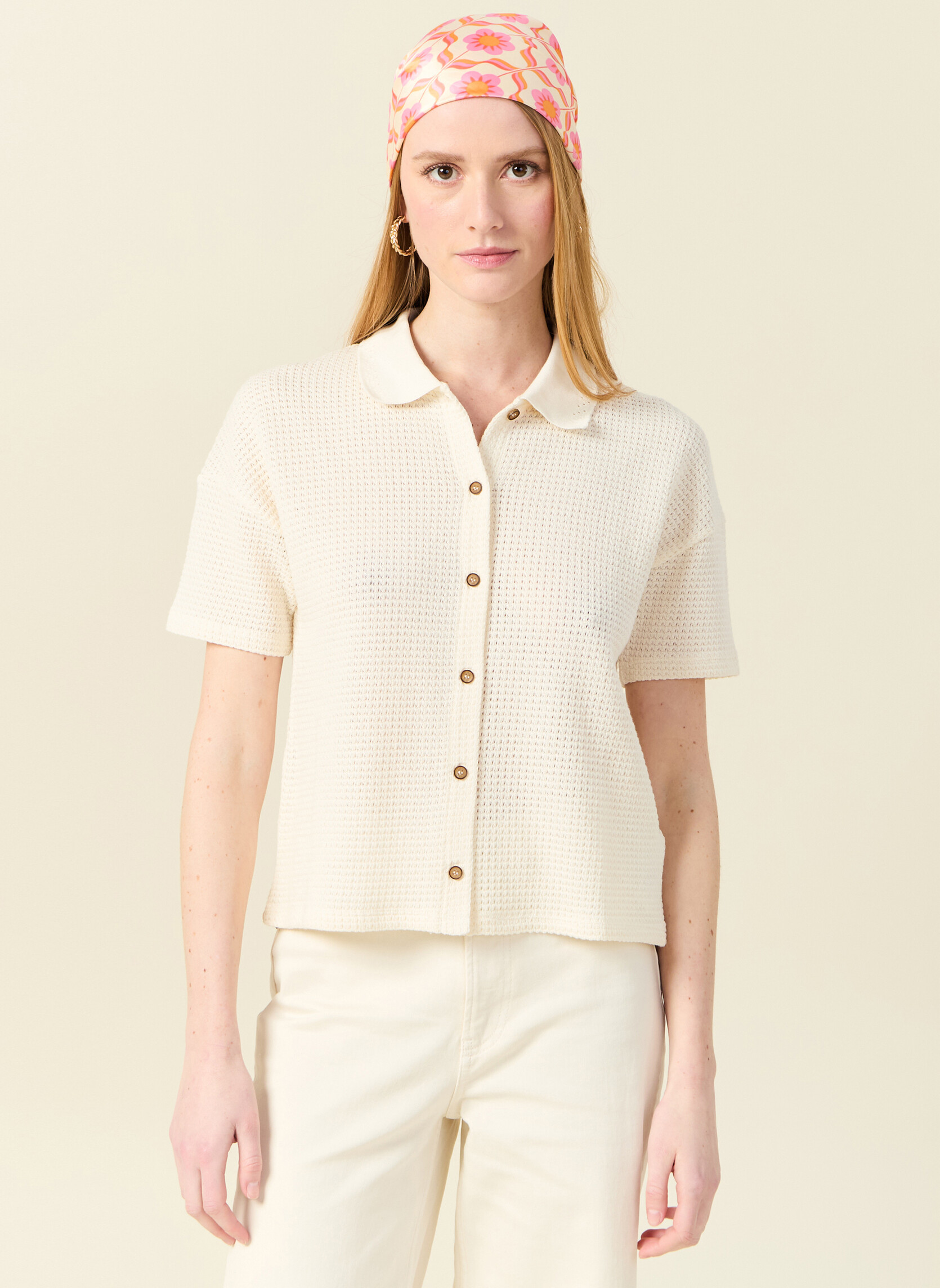 Chemises AFRIQUECOUF femme beige Bonobo Chemises AFRIQUECOUF femme beige Beige