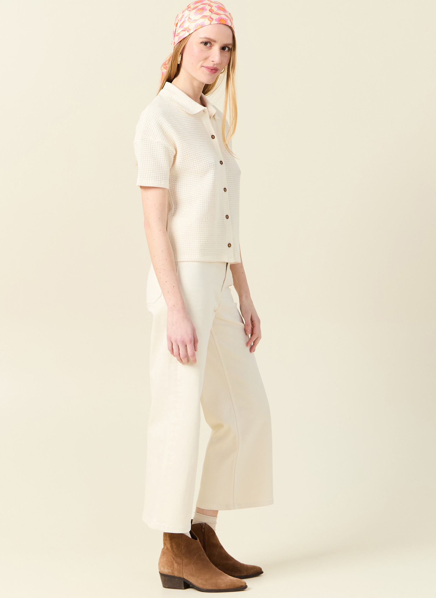 Chemises AFRIQUECOUF femme beige Bonobo Chemises AFRIQUECOUF femme beige Beige