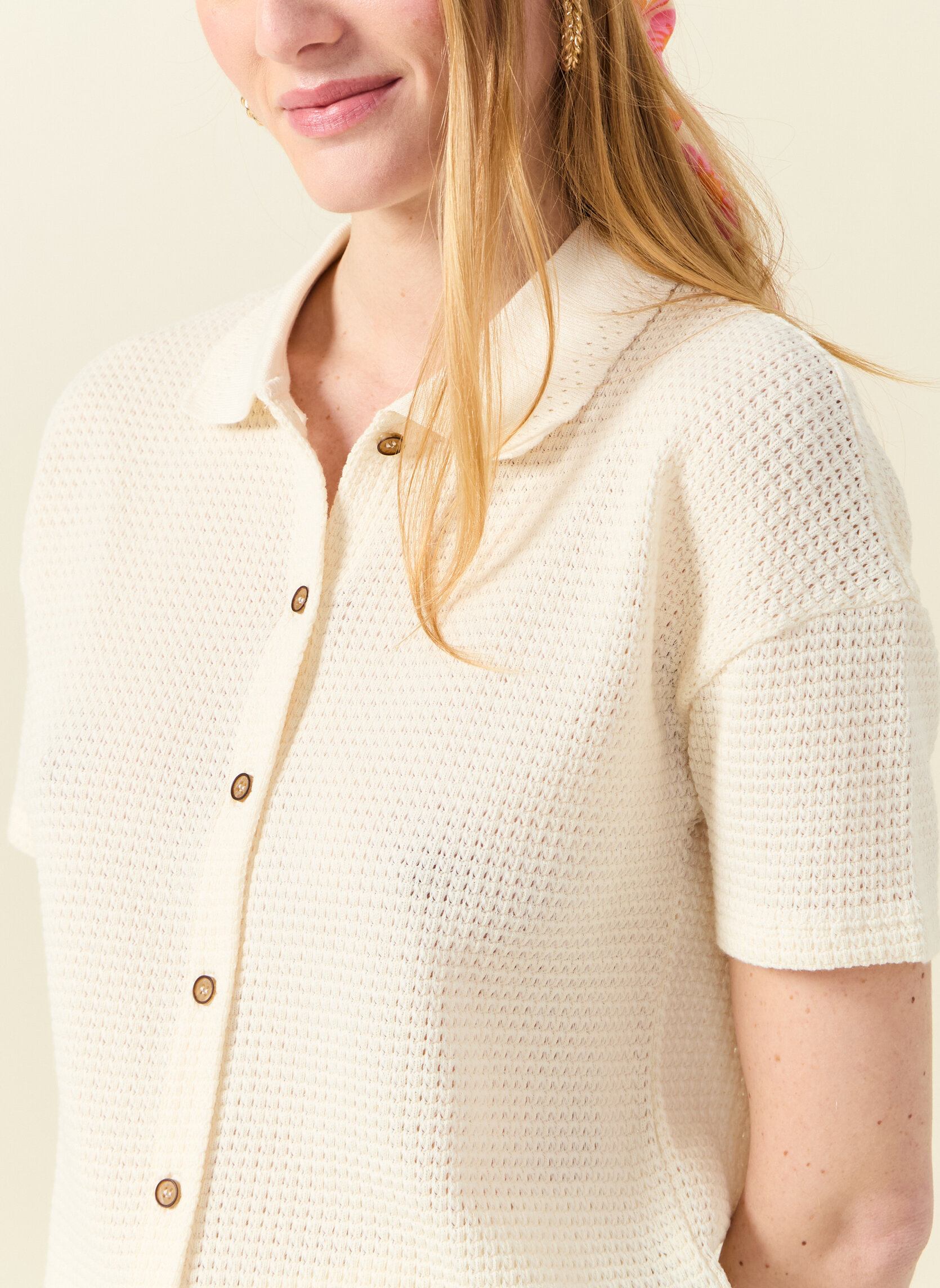 Chemises AFRIQUECOUF femme beige Bonobo Chemises AFRIQUECOUF femme beige Beige