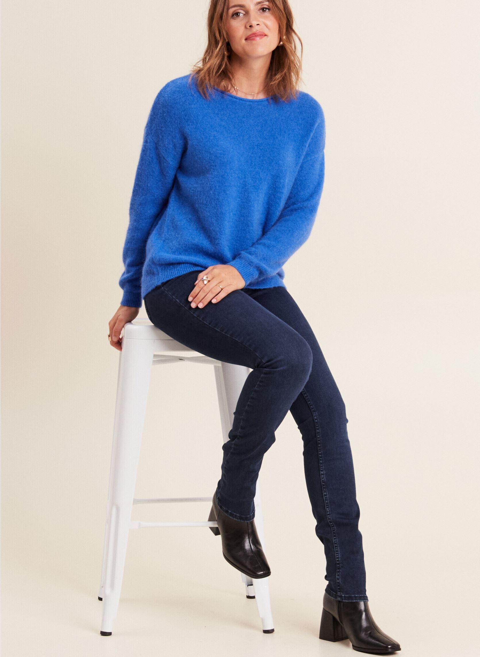 Slim Fit und Skinny Jeans PESHAPYJEAN damen blau Bréal Slim Fit und Skinny Jeans PESHAPYJEAN damen blau DENIM BRUT