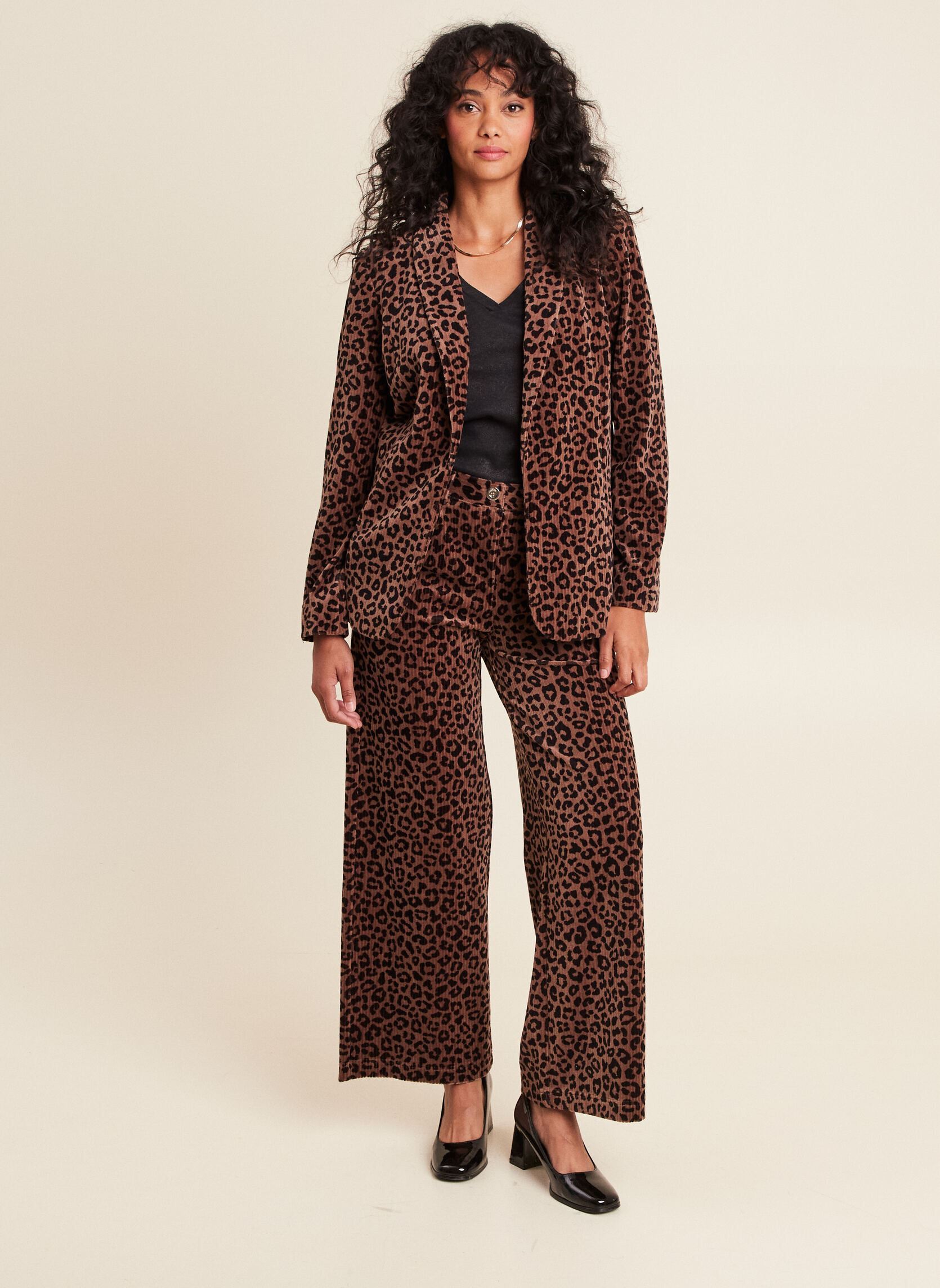 Pantalons larges PEVELOVE femme marron Bréal Pantalons larges PEVELOVE femme marron ANI-LEOBROWN-BR