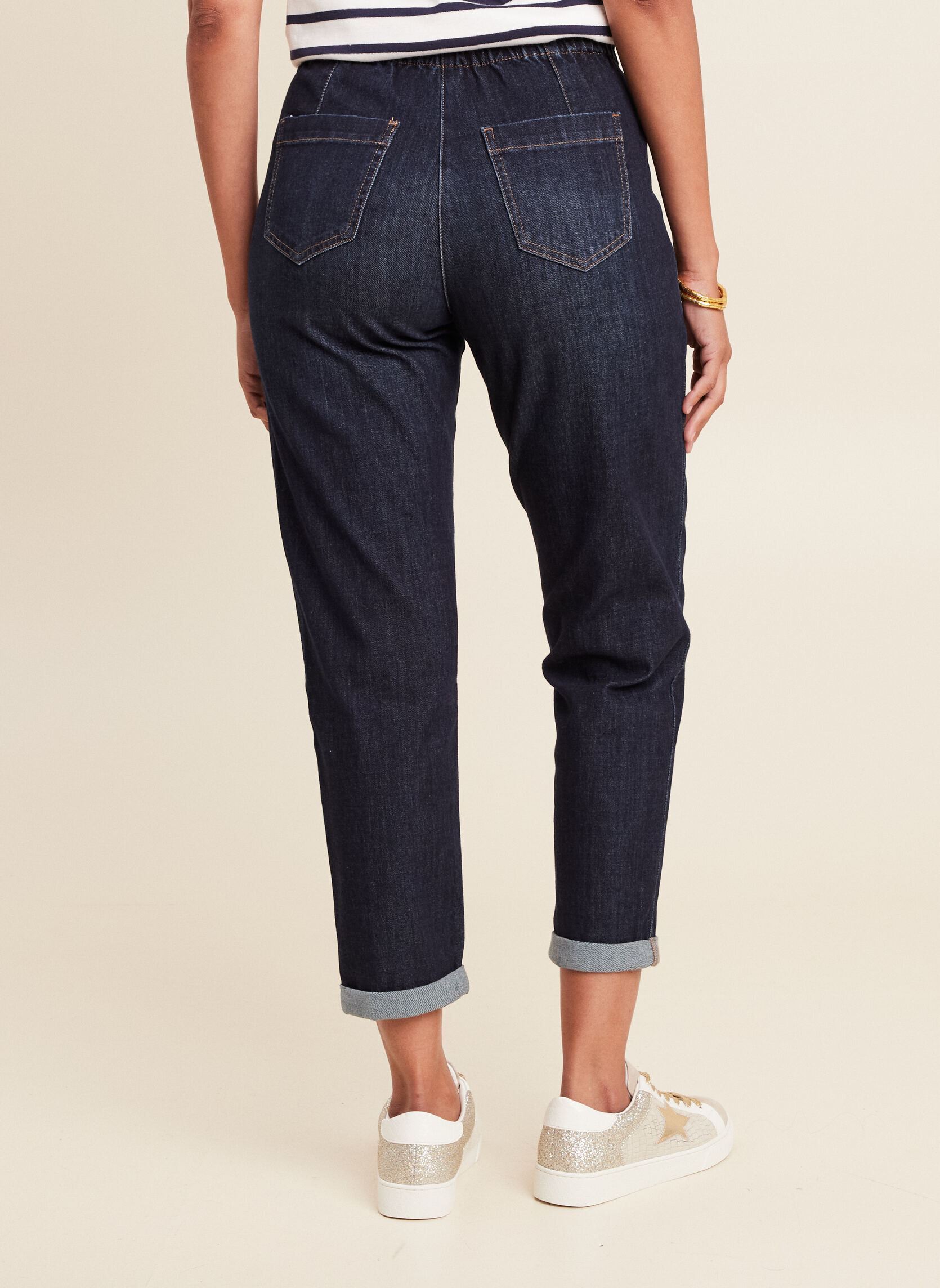 Wijde jeans / Flared Jeans PEBATJ dames blauw Bréal Wijde jeans / Flared Jeans PEBATJ dames blauw Denim Brut