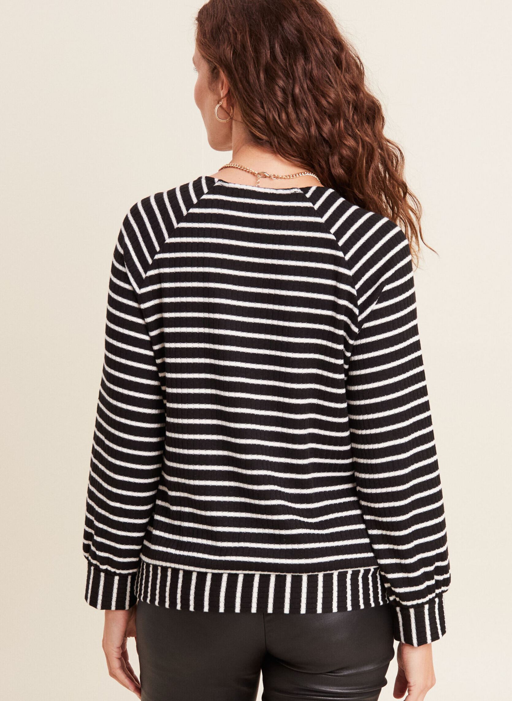Langarm-T-Shirts TOUSTRIPE damen schwarz Bréal Langarm-T-Shirts TOUSTRIPE damen schwarz RAY-NOA-BL