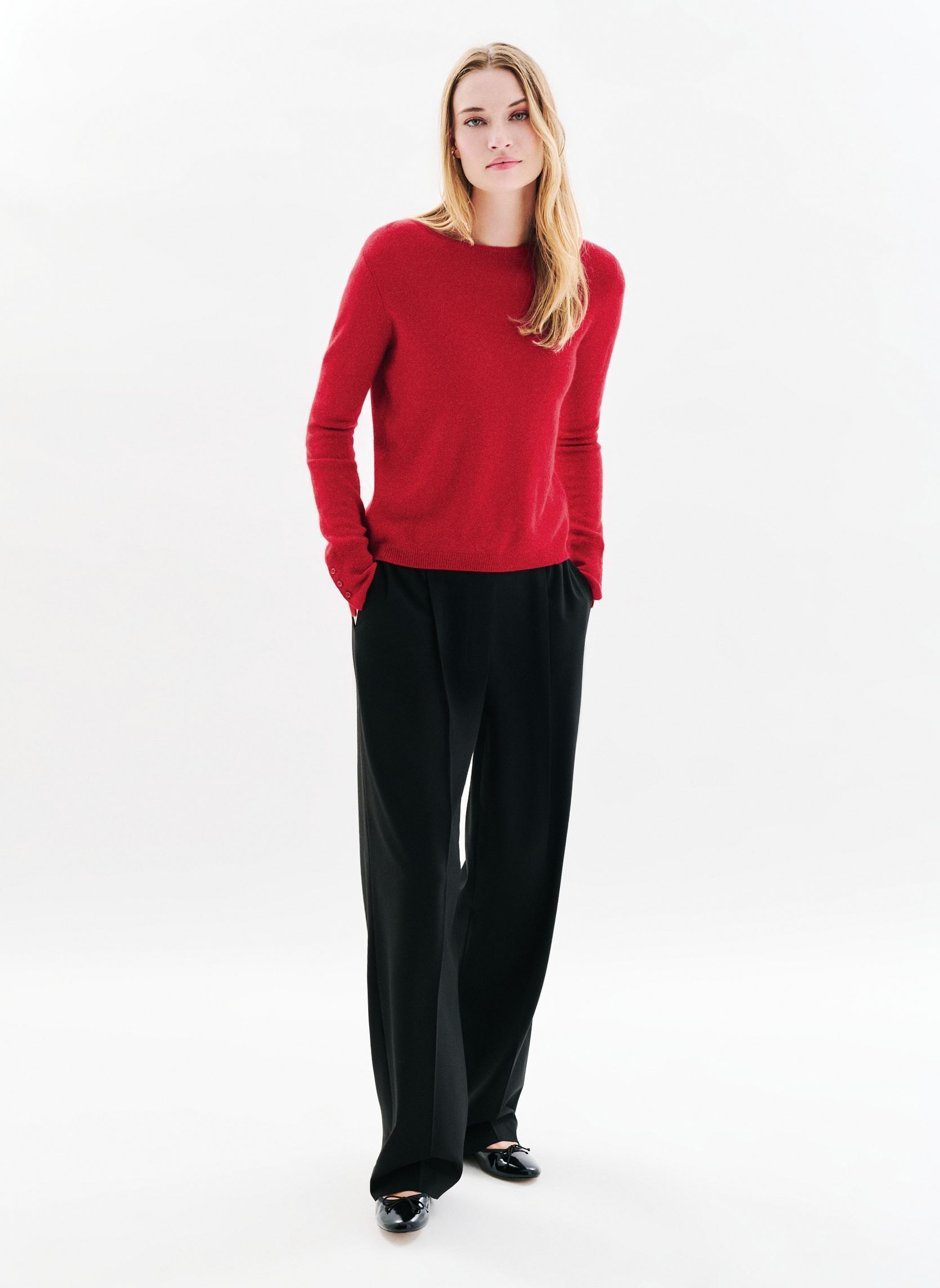 Pullover 232K-MZOAN damen rot Caroll Pullover 232K-MZOAN damen rot EQUESTRIAN RED