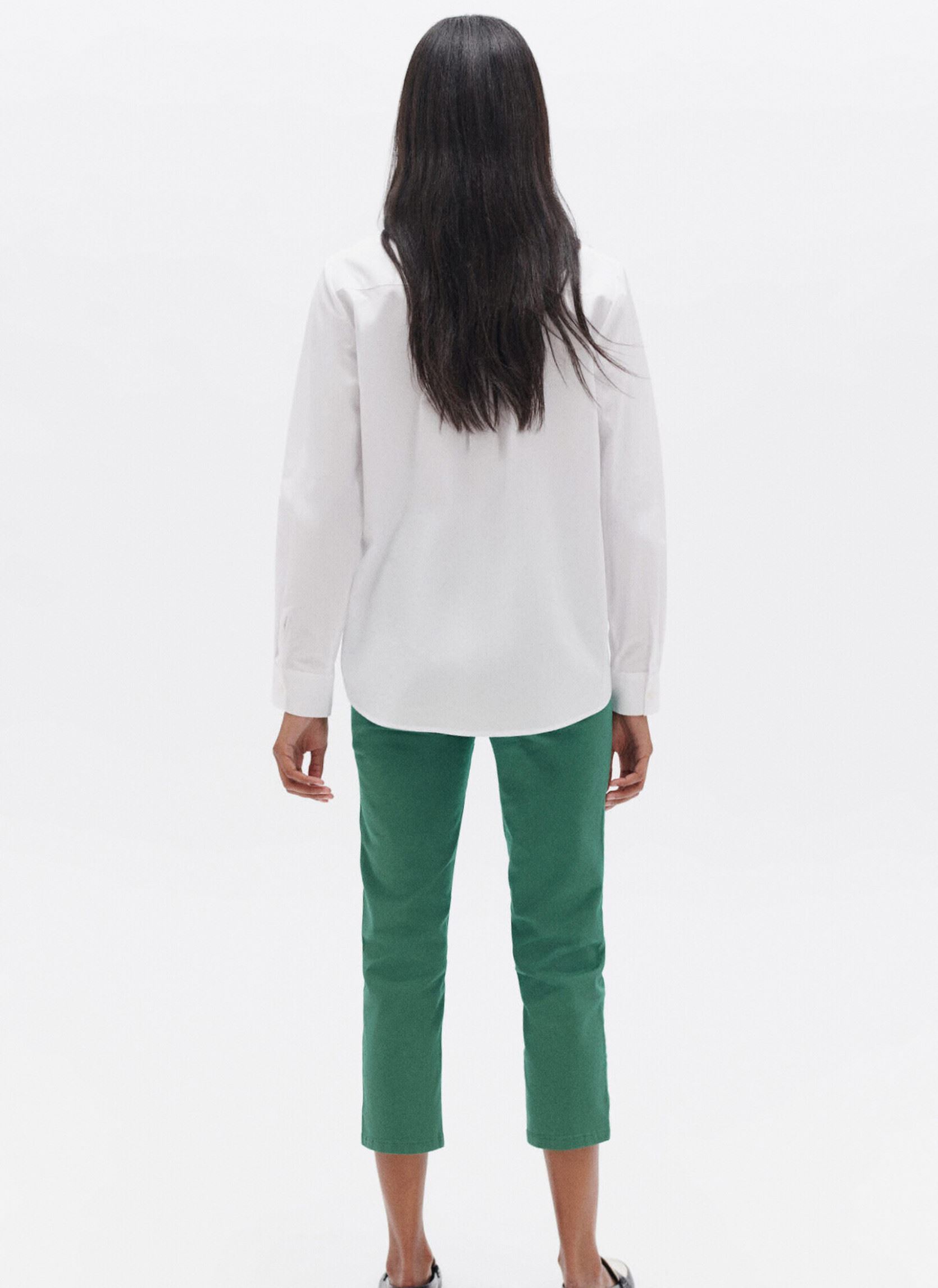 Chemises manches longues 232C-BRENDA2 femme blanc Caroll Chemises manches longues 232C-BRENDA2 femme blanc BLANC