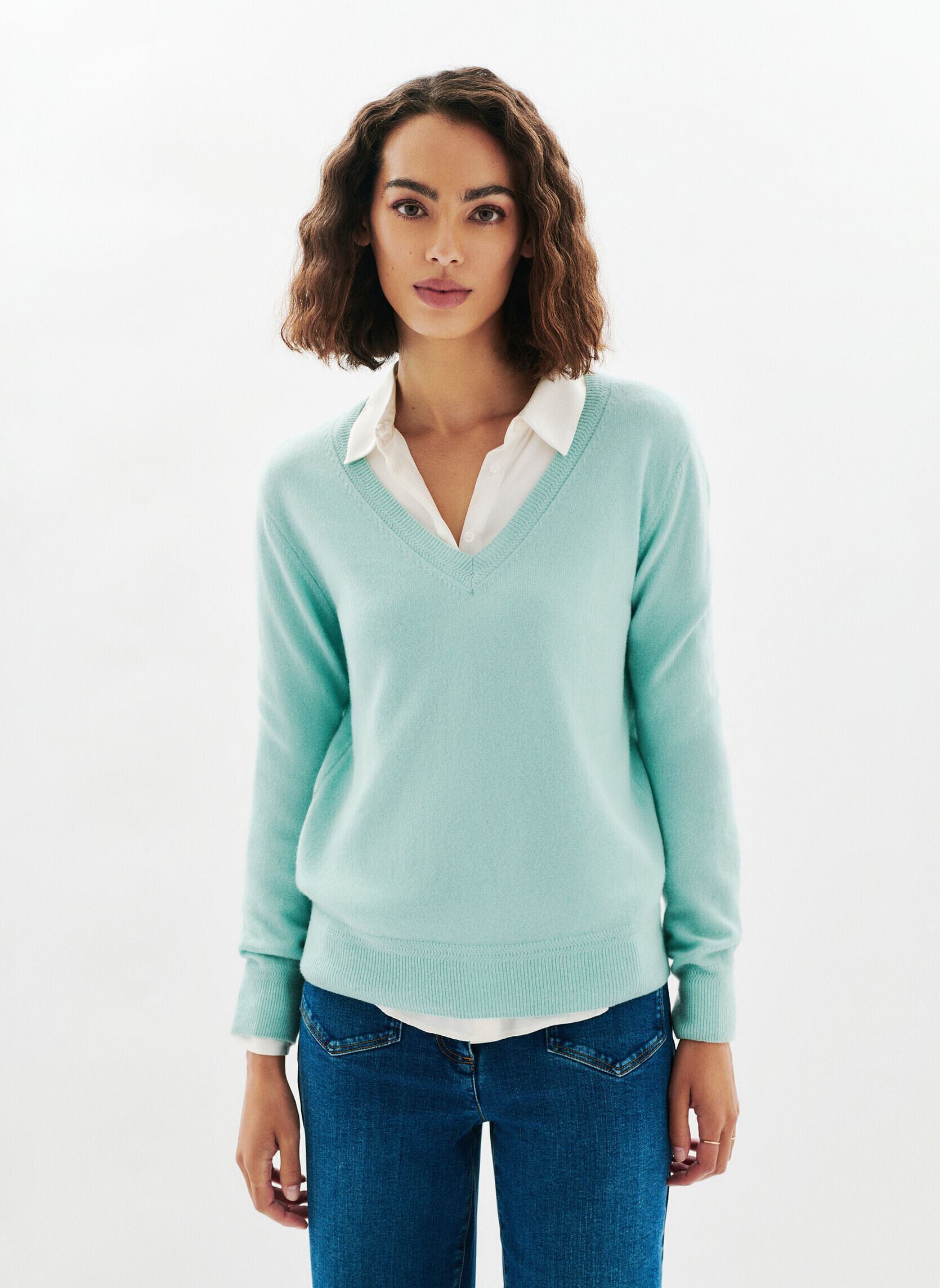 Pulls 242K-MARIANNE2 femme bleu Caroll Pulls 242K-MARIANNE2 femme bleu STILLWATER