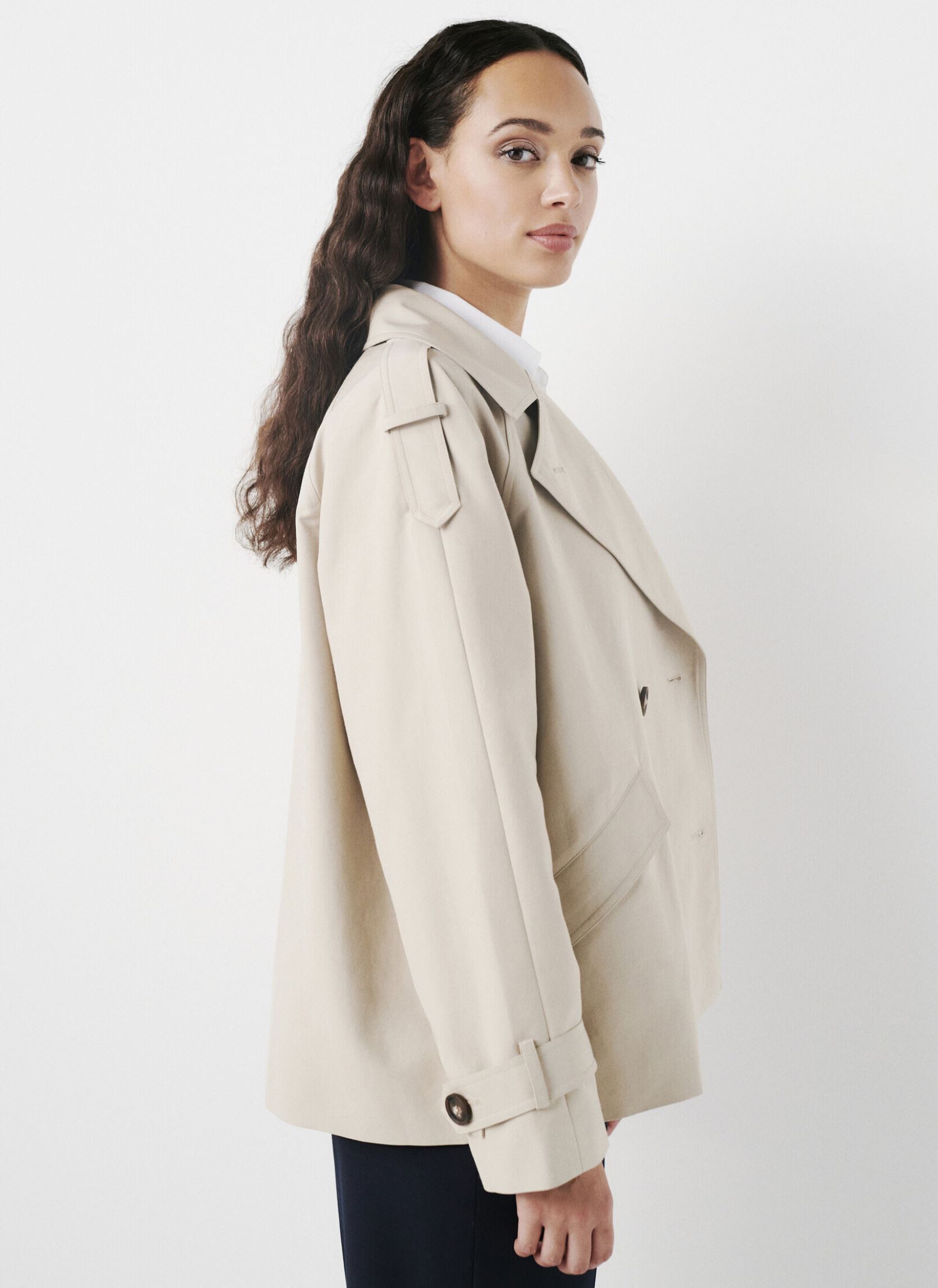 Trenchcoats 242G-GOURMAND dames beige Caroll Trenchcoats 242G-GOURMAND dames beige BEIGE