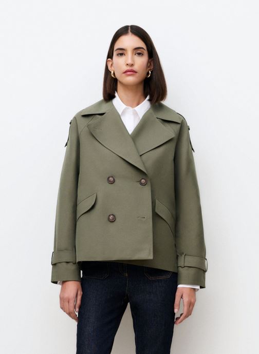 Caroll Trench-coats 242G-GOURMAND femme vert
