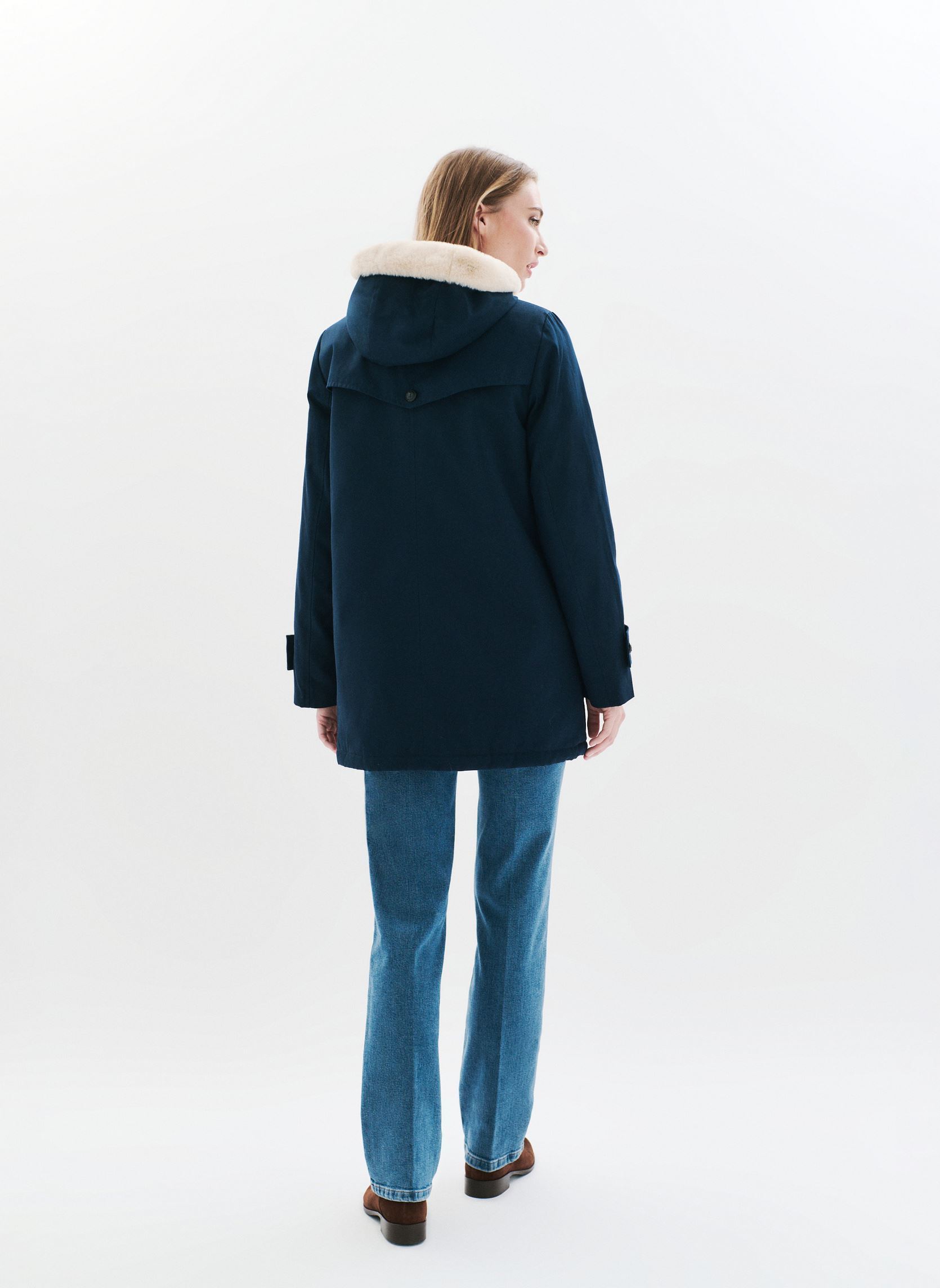 Manteaux MJ001-ELECTRAB femme bleu Caroll Manteaux MJ001-ELECTRAB femme bleu SKY CAPTAIN