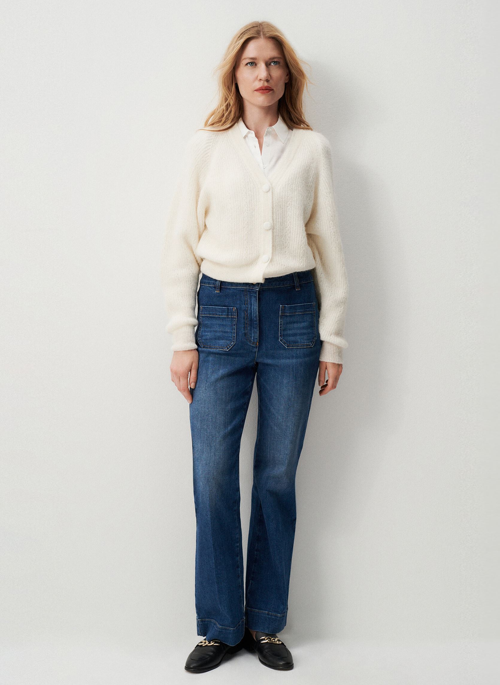 Jeans flare 242P-PELLEY DENIM femme bleu Caroll Jeans flare 242P-PELLEY DENIM femme bleu DENIM MOYEN