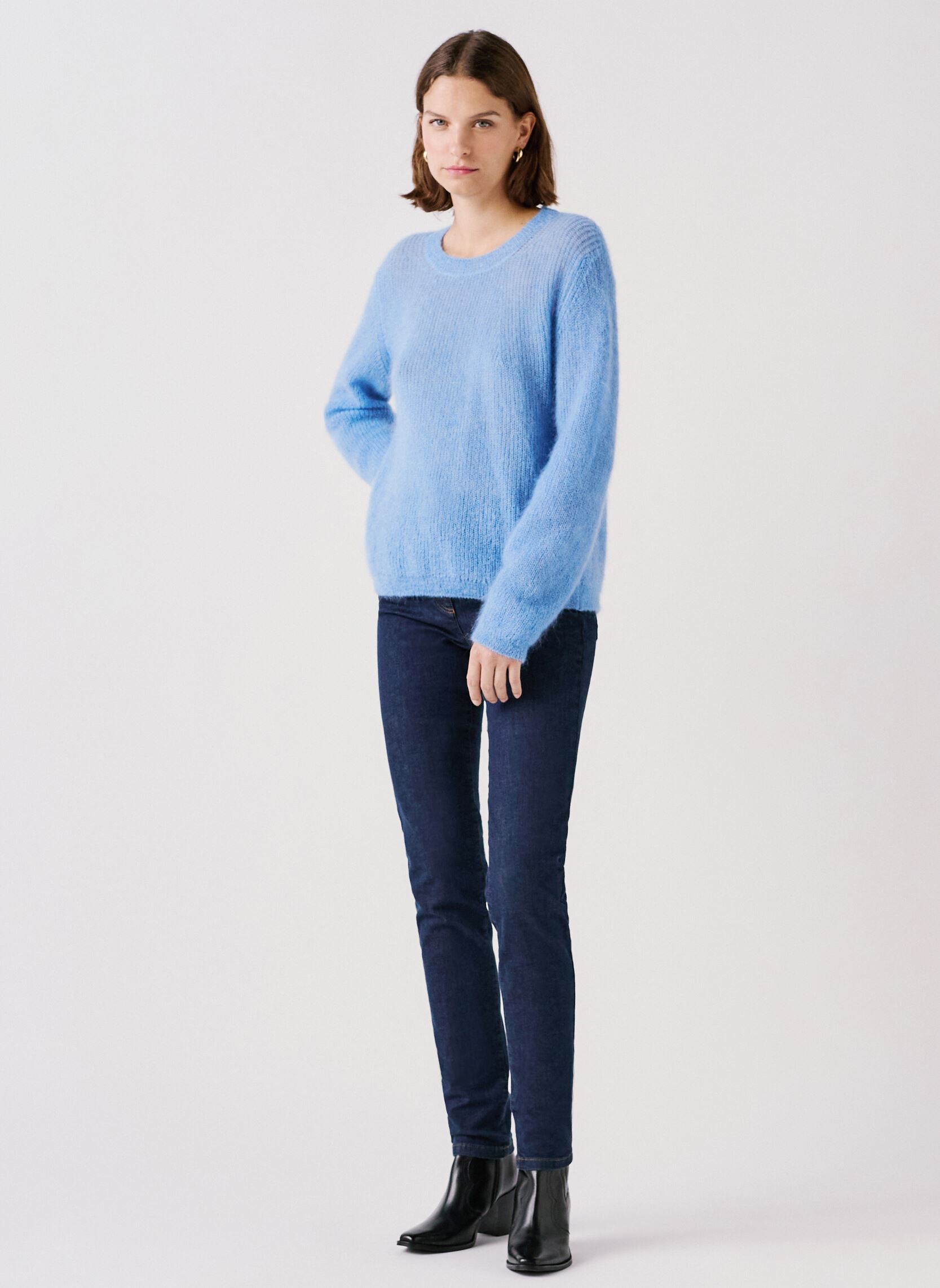 Pullover 242K-MJOE damen blau Caroll Pullover 242K-MJOE damen blau ORAGE