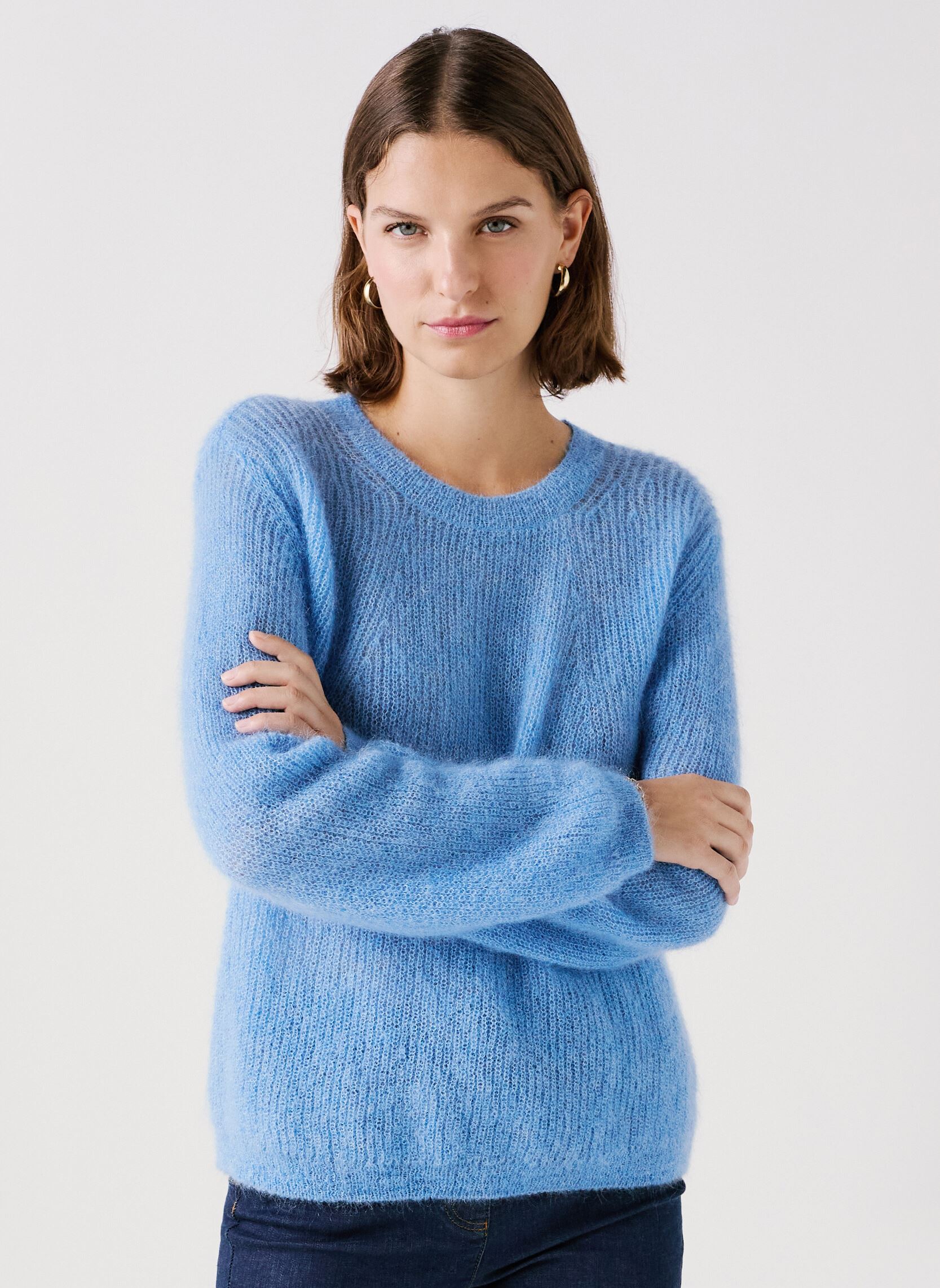Pullover 242K-MJOE damen blau Caroll Pullover 242K-MJOE damen blau ORAGE