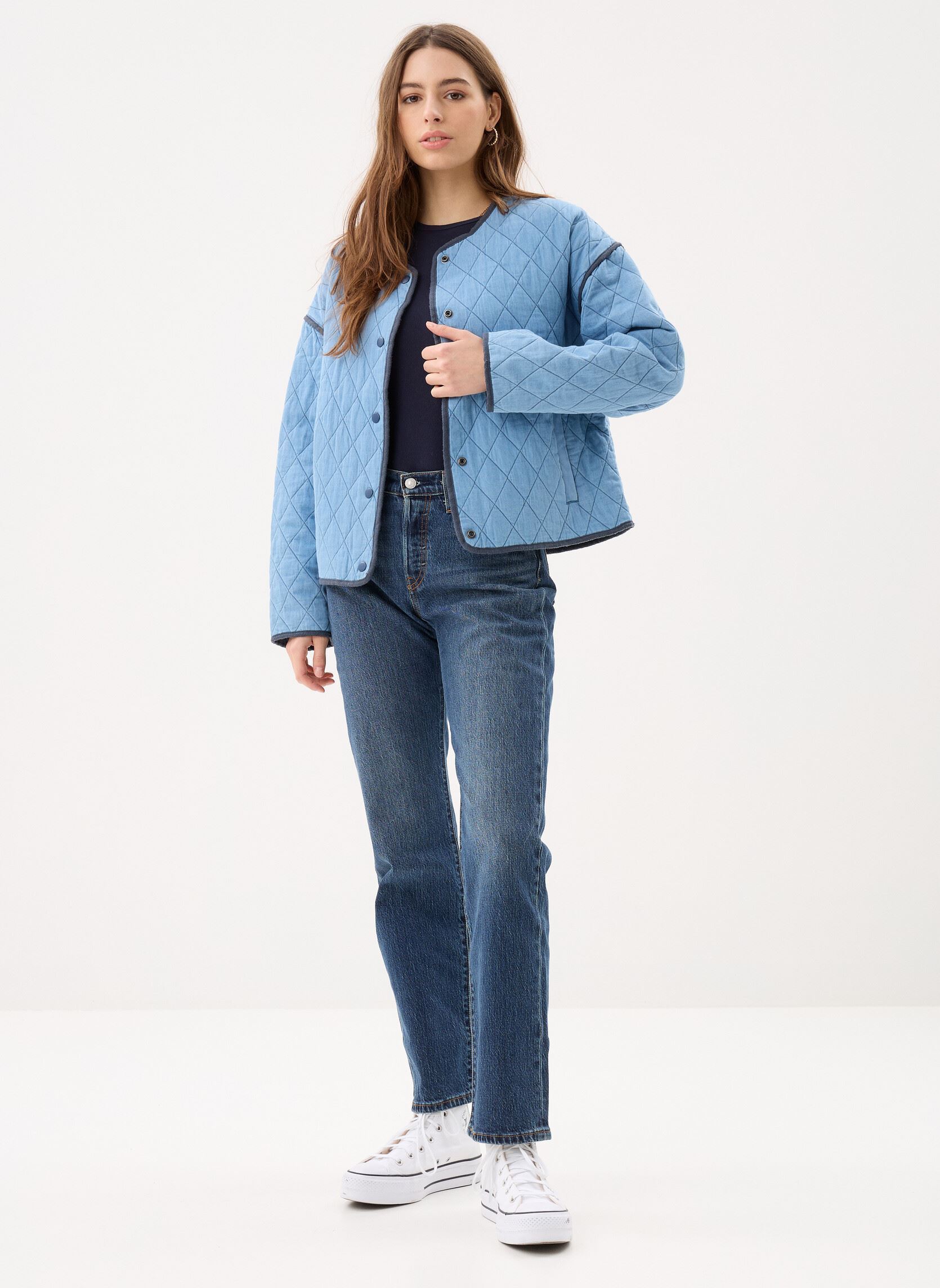 Jacken VESTE-MATELASSEE damen blau MADE BY Jacken VESTE-MATELASSEE damen blau DENIM DOUBLE STONE