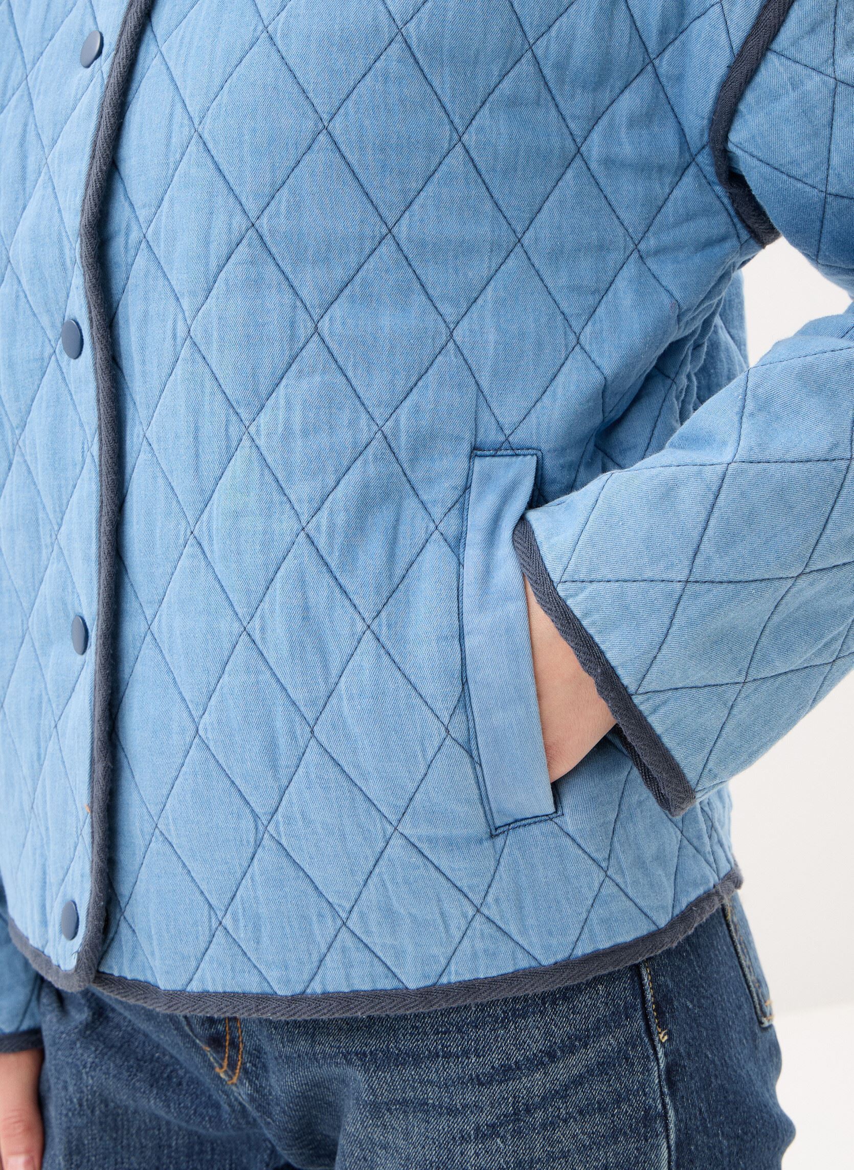 Jacken VESTE-MATELASSEE damen blau MADE BY Jacken VESTE-MATELASSEE damen blau DENIM DOUBLE STONE