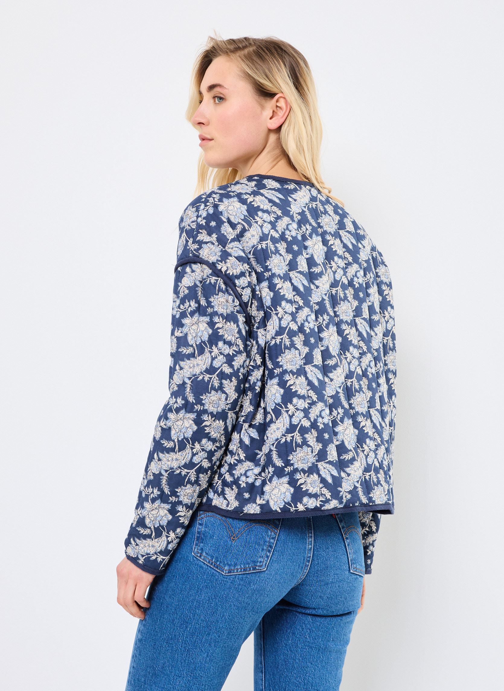 SOLDE: Vestes Matelassées en Bleu jusqu'à −94