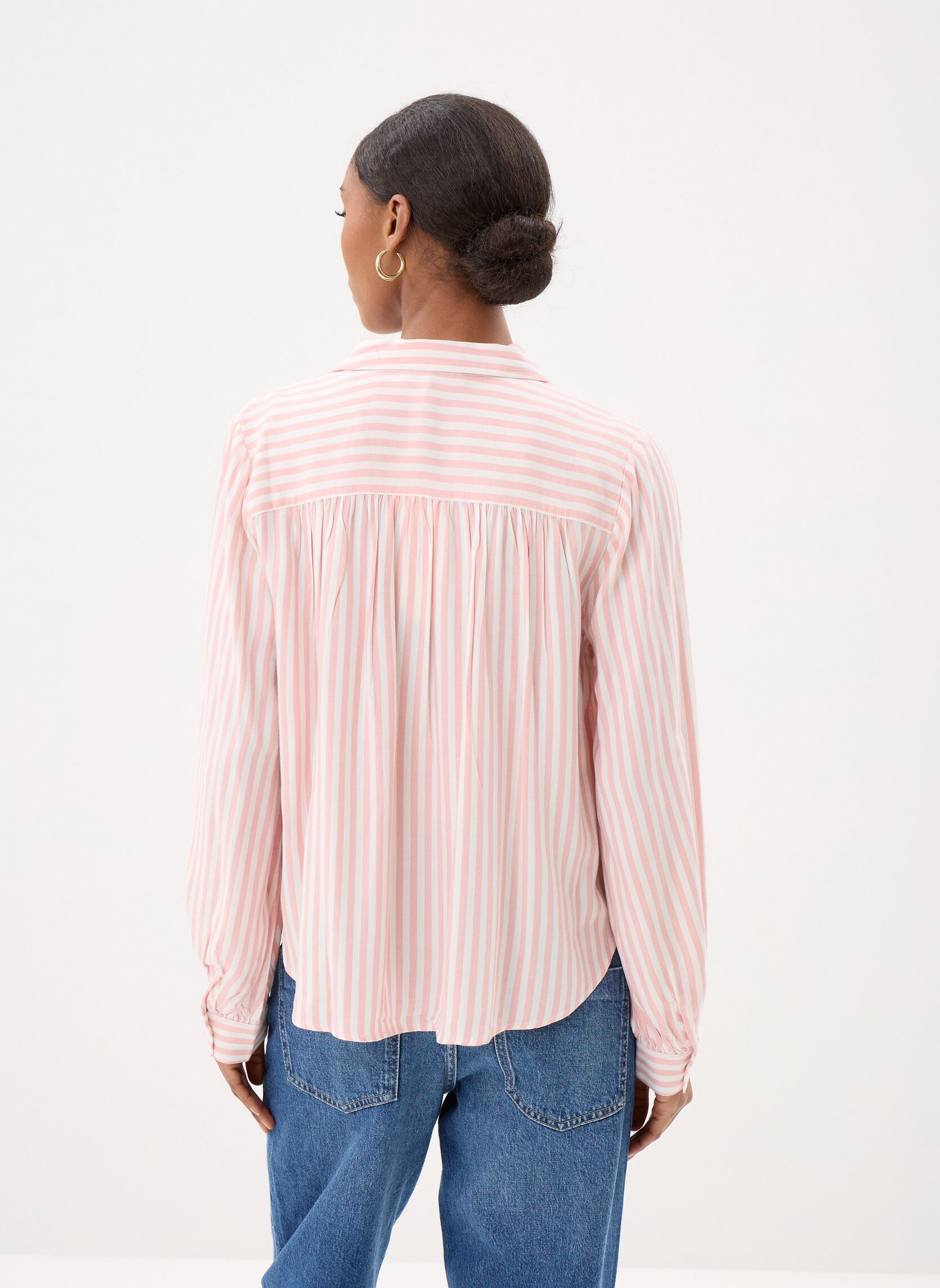 Langarm-Blusen CHEBLOUSE damen rosa Georgia Rose Langarm-Blusen CHEBLOUSE damen rosa SILVER PINK