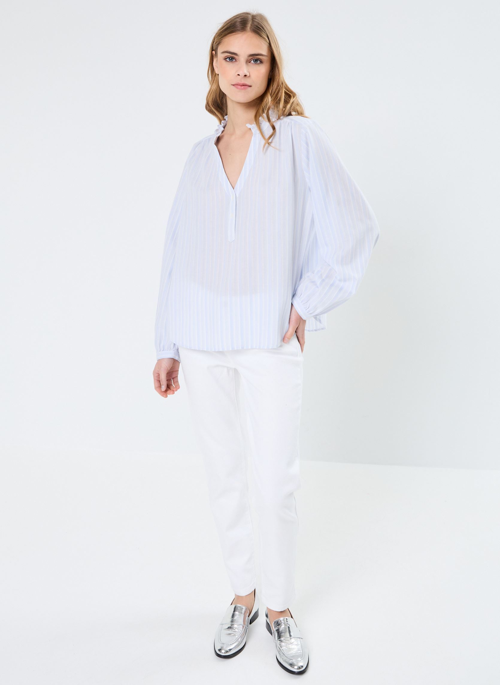 Blouses manches longues CHEBLOUSE2 femme bleu Georgia Rose Blouses manches longues CHEBLOUSE2 femme bleu RAY-BLOUCOL-BL