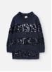 Boboli Robe en maille à paillettes (Bleu) - Vêtements chez Sarenza (789879)