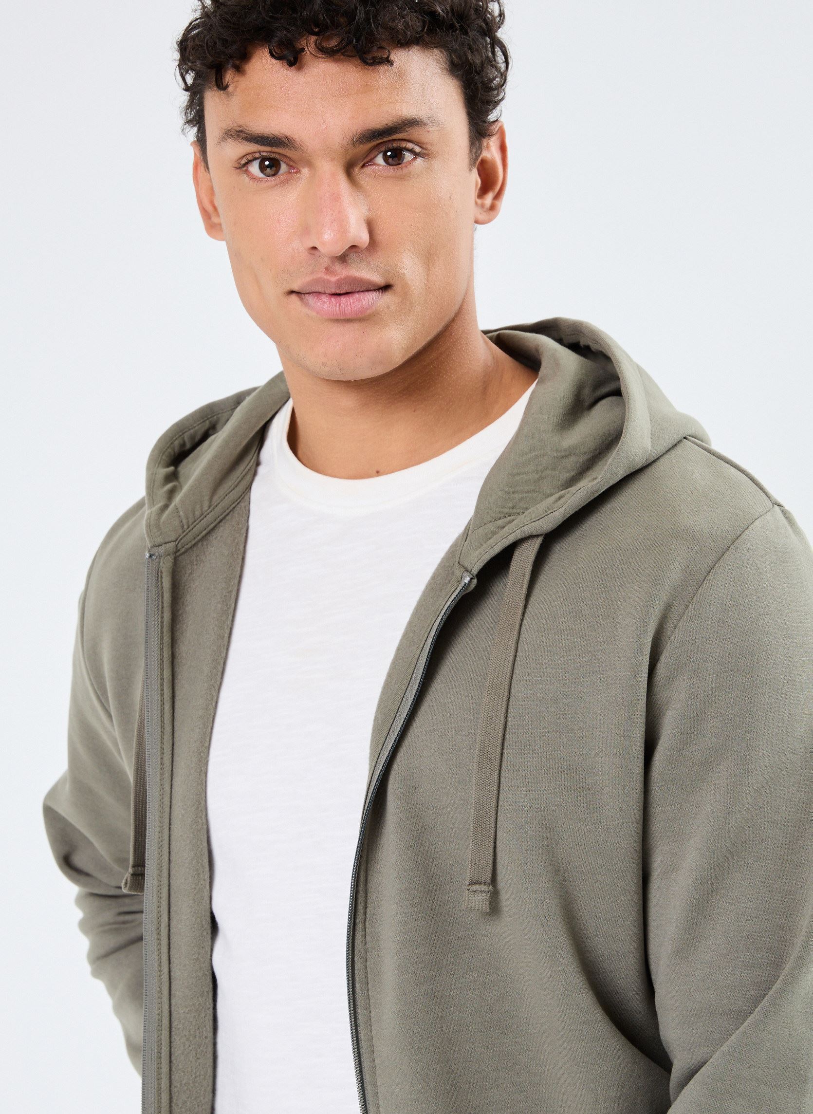 Sweats zippés MARLONE sweat homme vert MADE BY Sweats zippés MARLONE sweat homme vert MULLED BASIL