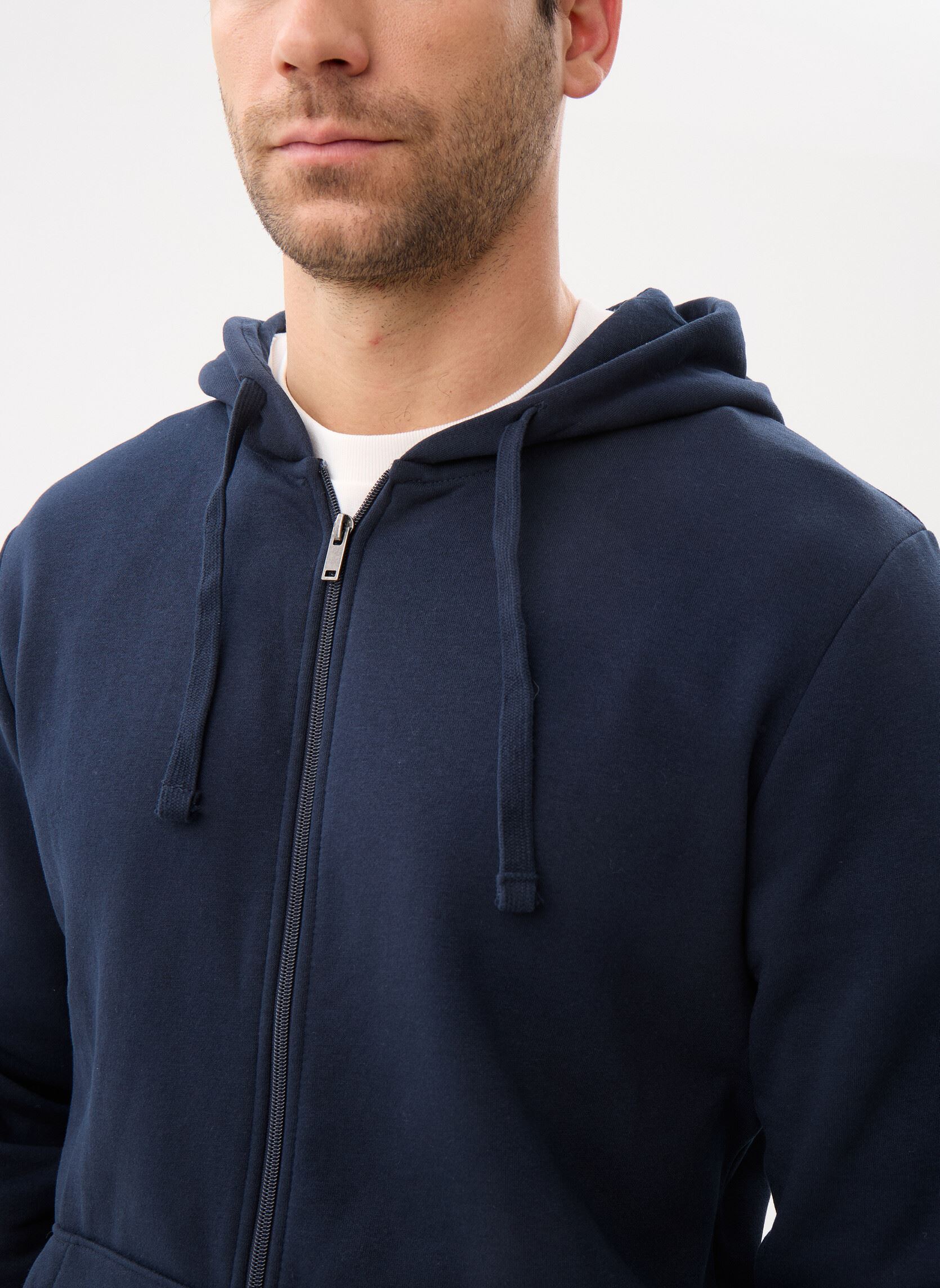 Sweatshirts mit Reißverschluss MARLONE sweat herren blau MADE BY Sweatshirts mit Reißverschluss MARLONE sweat herren blau Z**MARINE