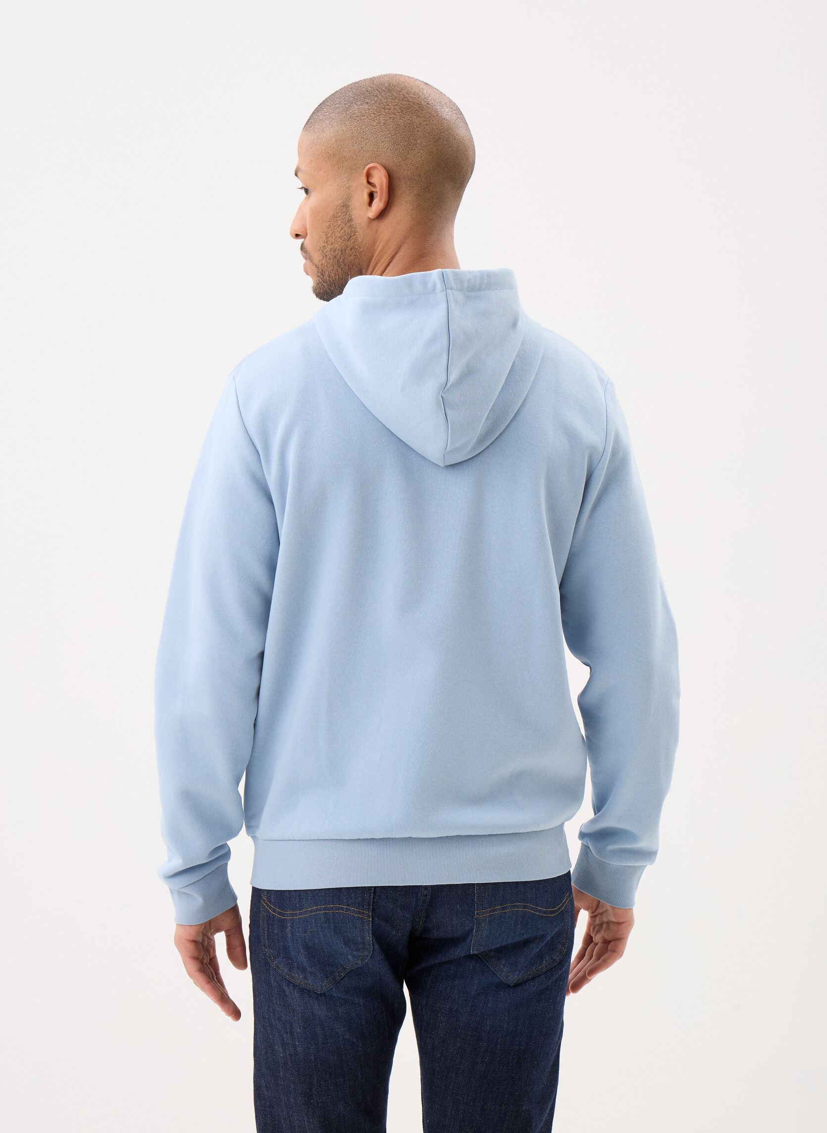 Sweaters met rits MARLONE sweat heren blauw MADE BY Sweaters met rits MARLONE sweat heren blauw SOFT CHAMBRAY