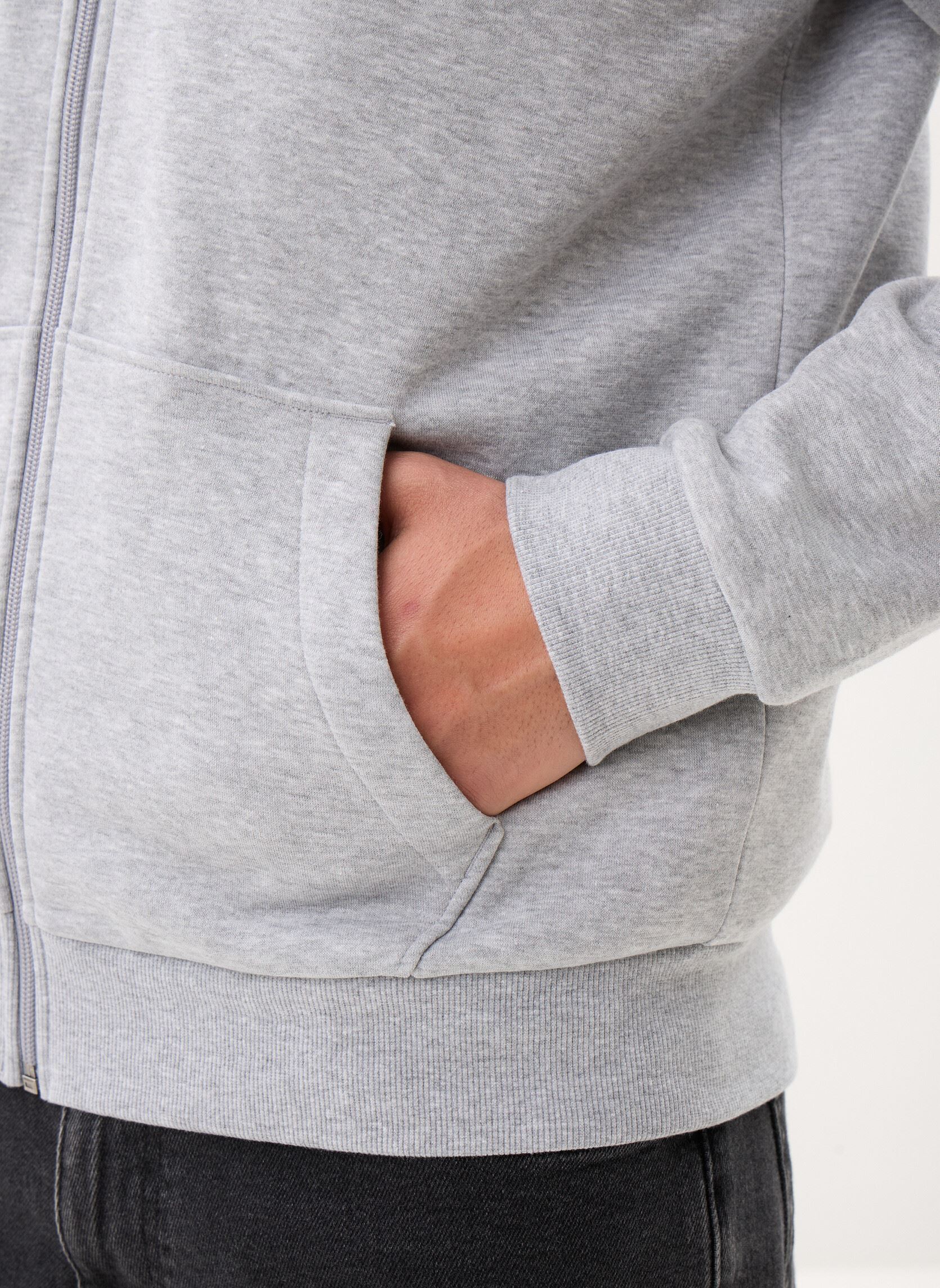 Sweats zippés MARLONE sweat homme gris MADE BY Sweats zippés MARLONE sweat homme gris Gris Chine