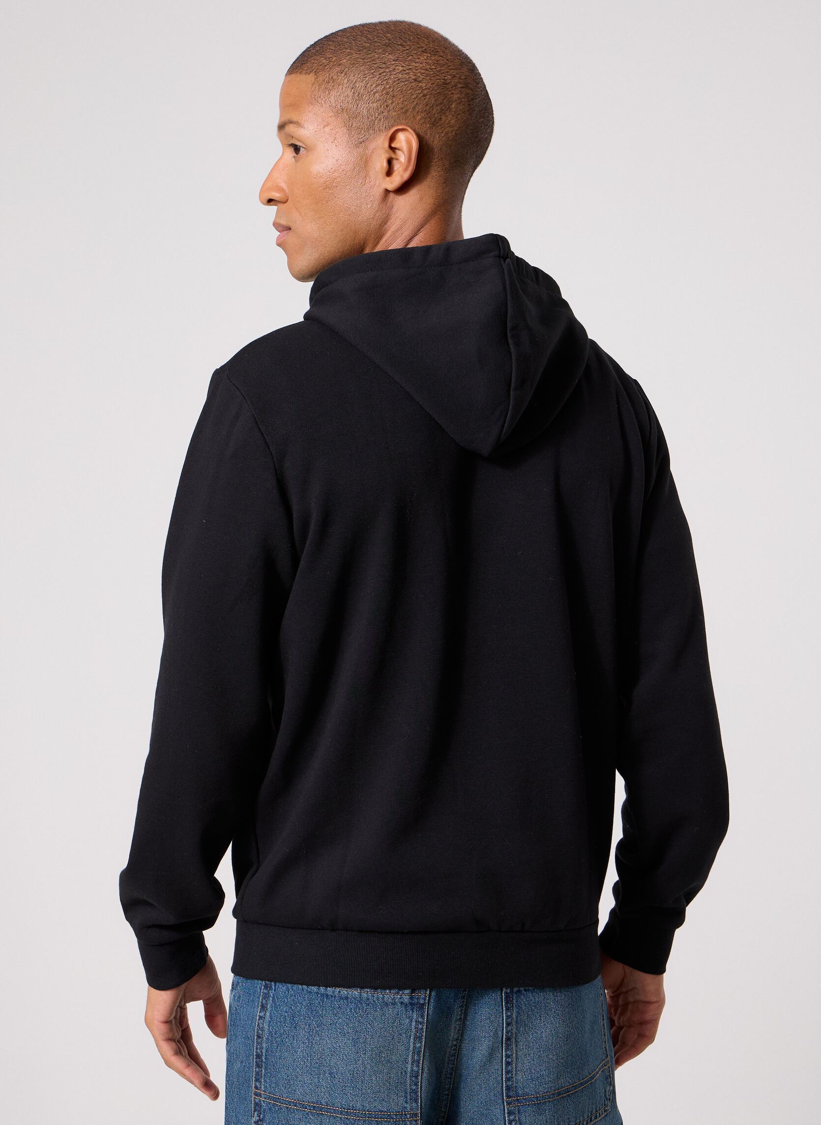 Sweats zippés MARLONE sweat homme noir MADE BY Sweats zippés MARLONE sweat homme noir Z*NOIR