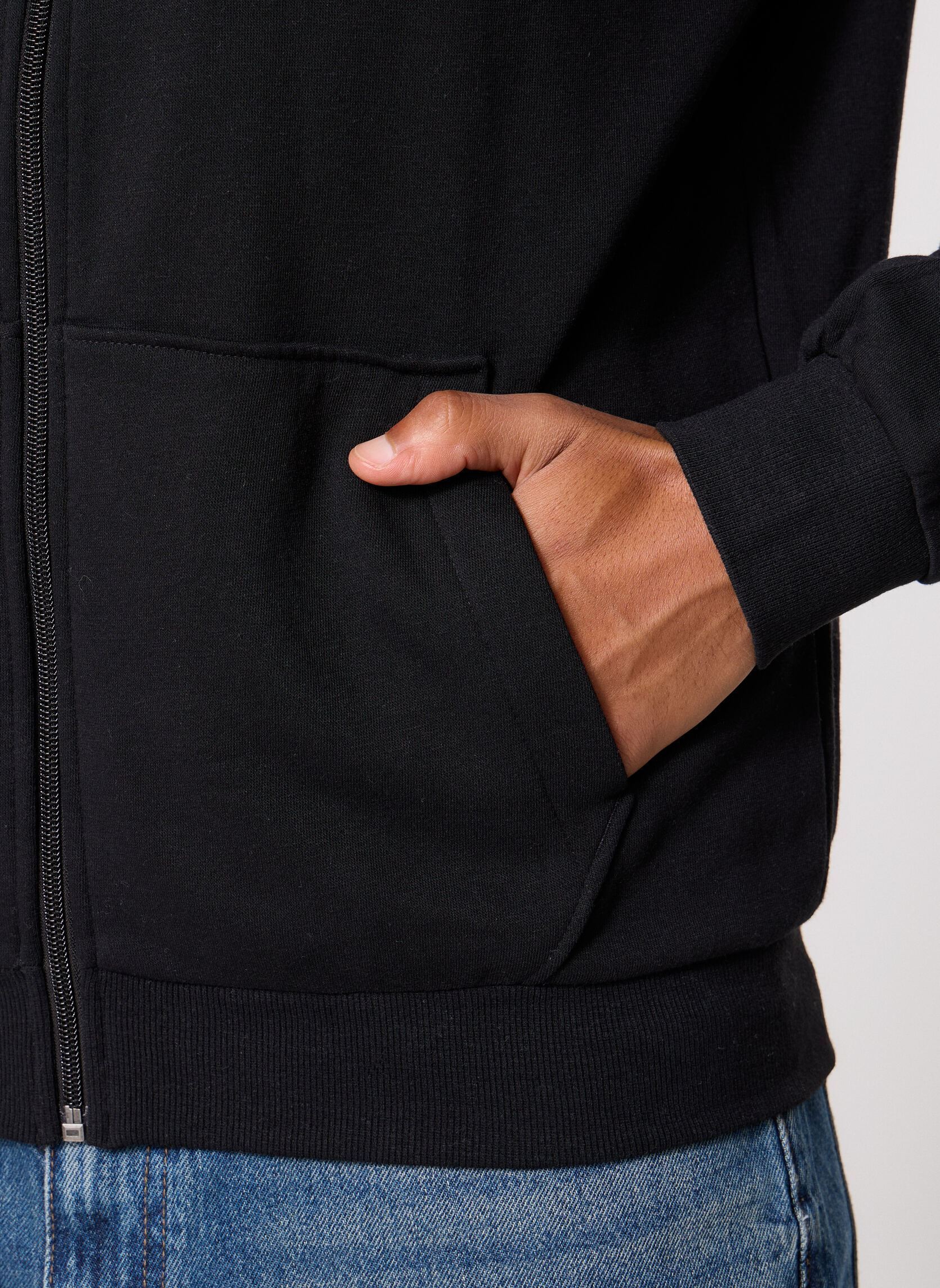 Sweats zippés MARLONE sweat homme noir MADE BY Sweats zippés MARLONE sweat homme noir Z*NOIR