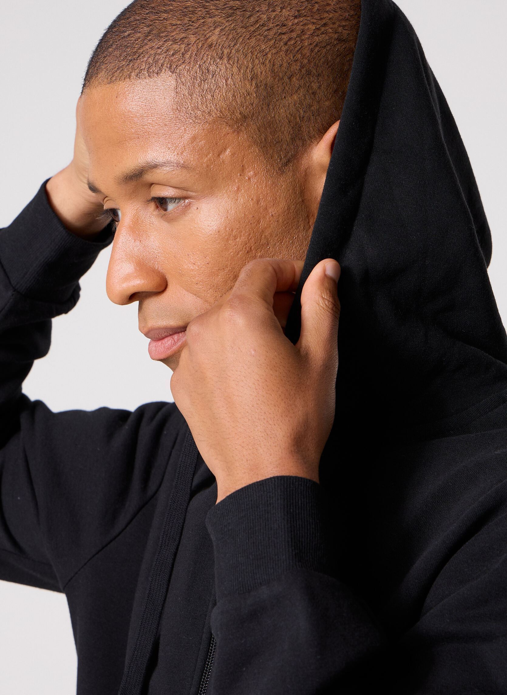 Sweats zippés MARLONE sweat homme noir MADE BY Sweats zippés MARLONE sweat homme noir Z*NOIR